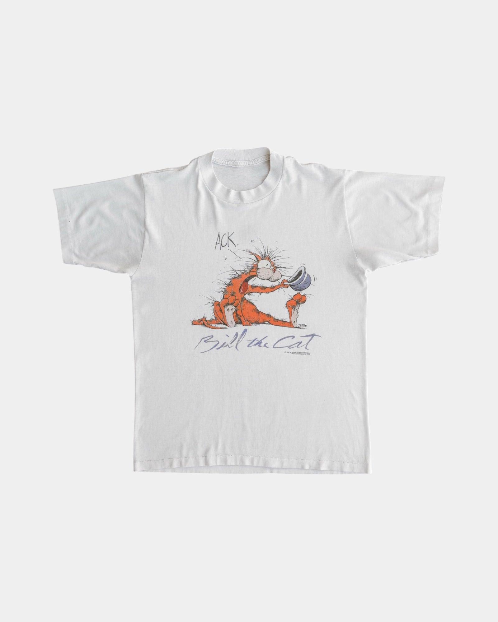 (S) 1980’S VINTAGE BILL THE CAT CÓMIC BLOOM COUNTY TEE