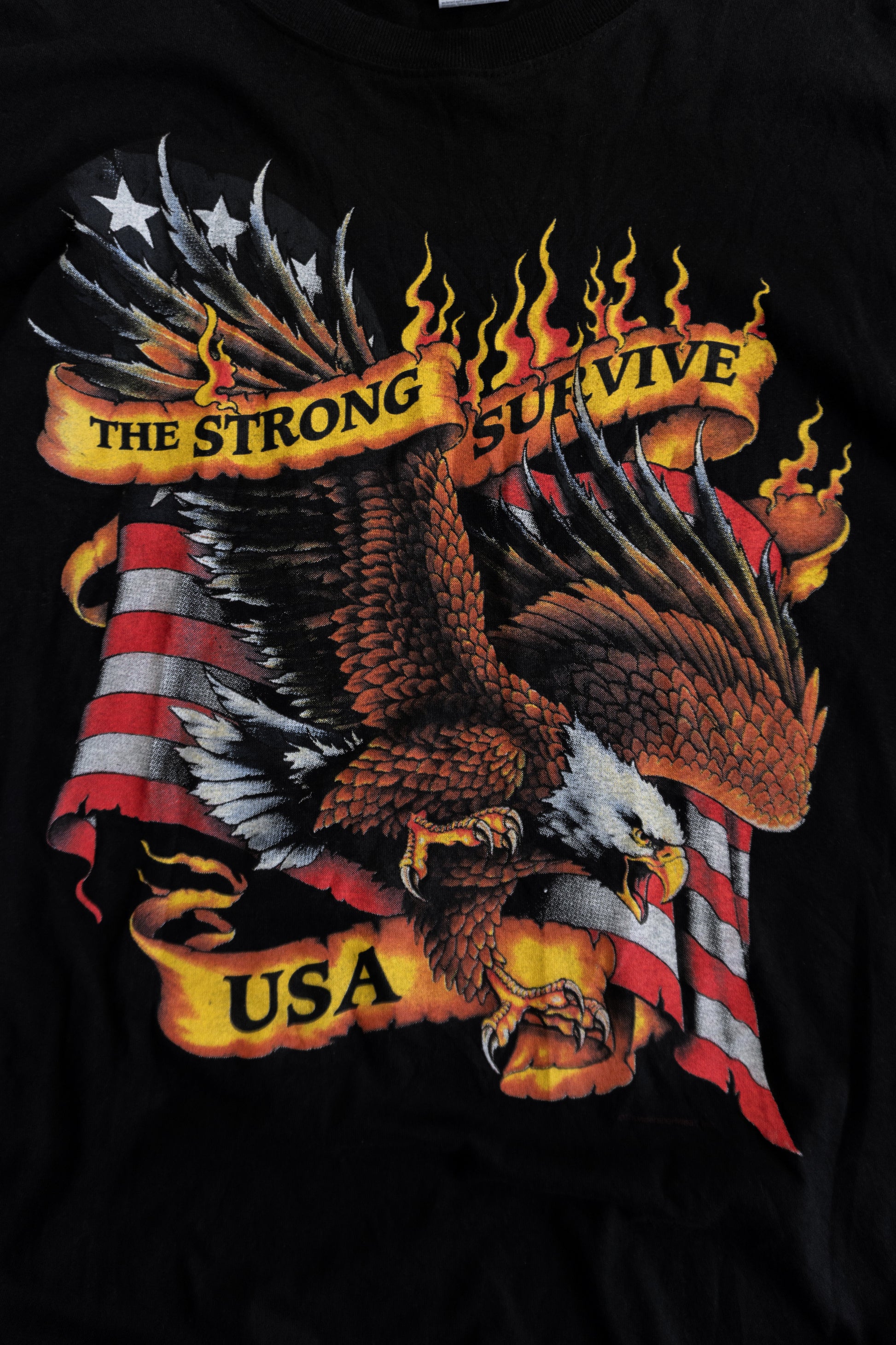 (XL) THE STRONG SURVIVE FLAMES LONG SLEEVE