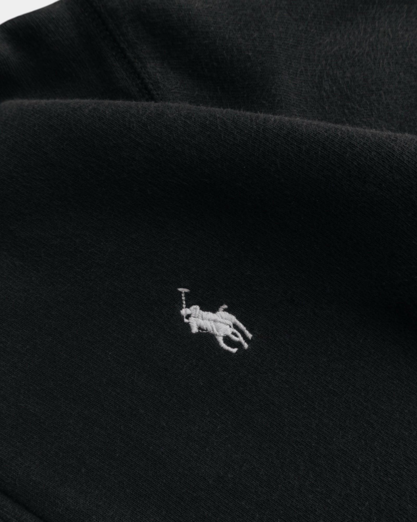 (S) POLO RALPH LAUREN BLACK HOODIE FULL ZIP (WOMEN)