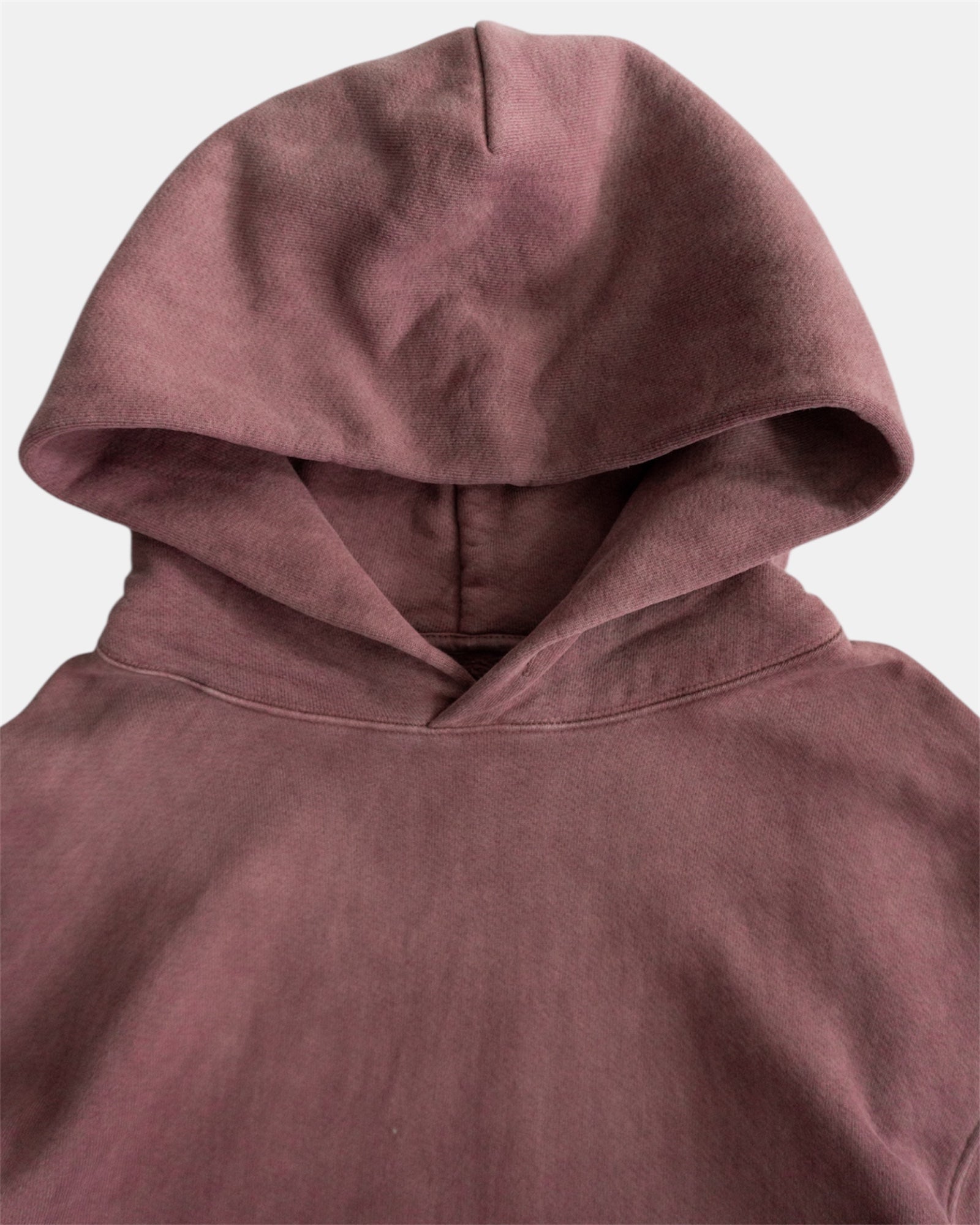 (L) AMAZING FADED WINE BOXY HOODIE
