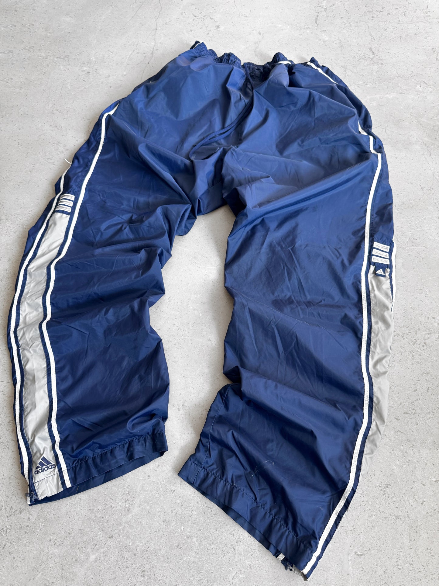 (XL) VINTAGE ADIDAS RETRO TRACK PANTS