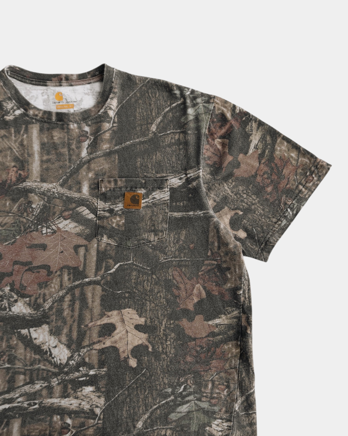 (L) CARHARTT X REALTREE CAMO POCKET TEE