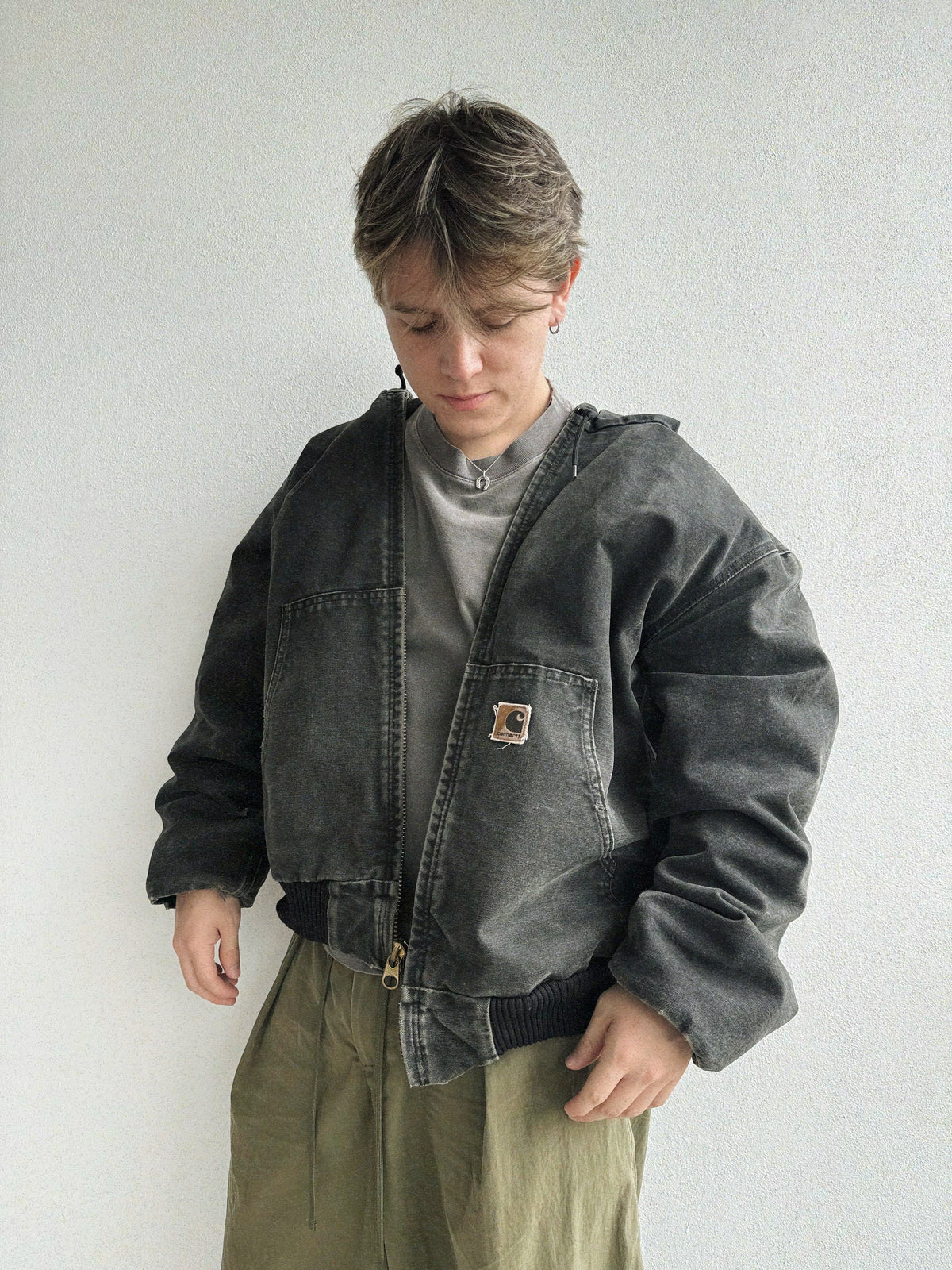(L/M) 90’S VINTAGE CARHARTT FADED ACTIVE JACKET