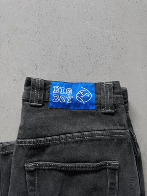 BIG BOY SILVER BLACK FADED PANTS - 30x34
