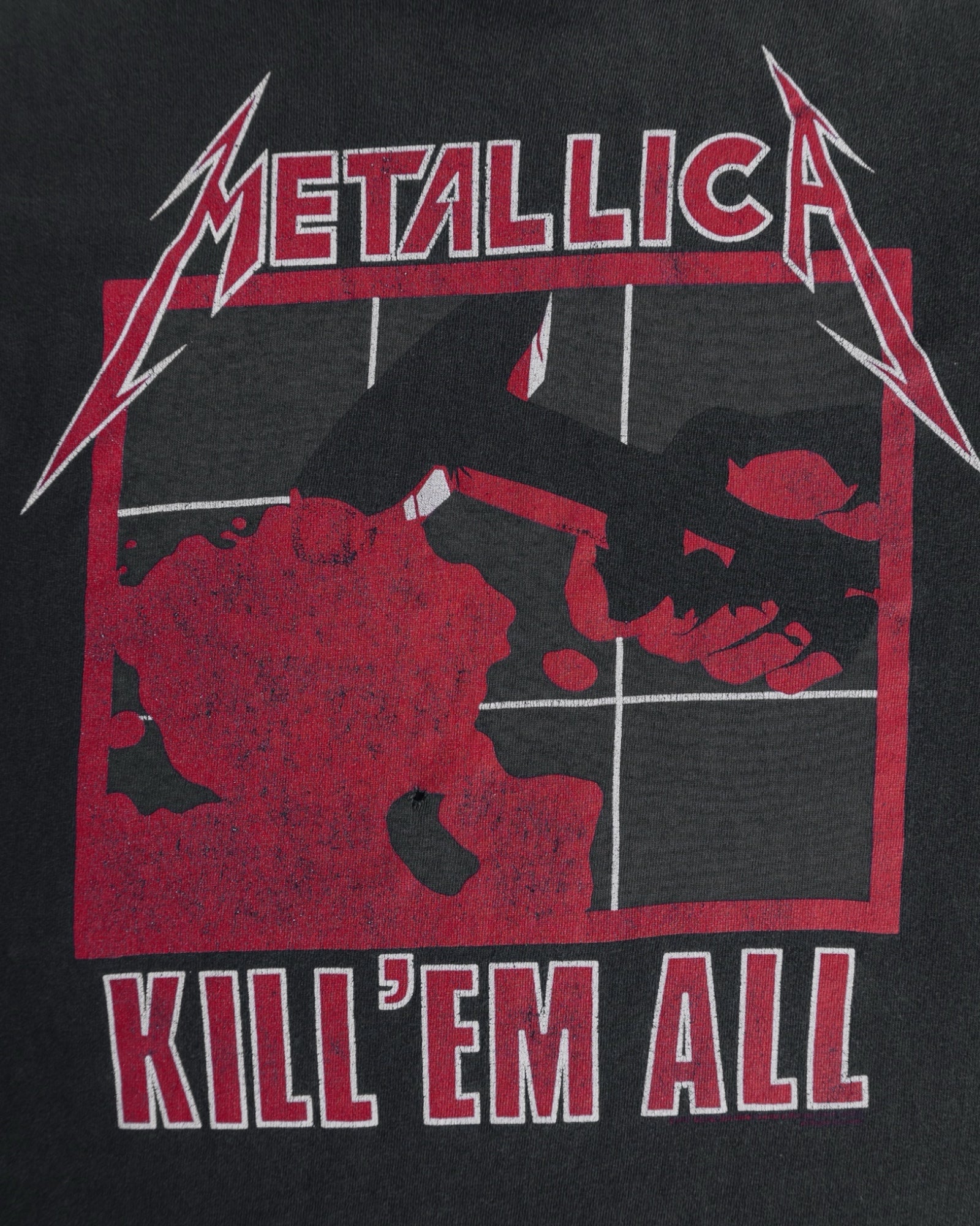 (M) 00’S VINTAGE METALLICA KILL EM ALL BAND TEE