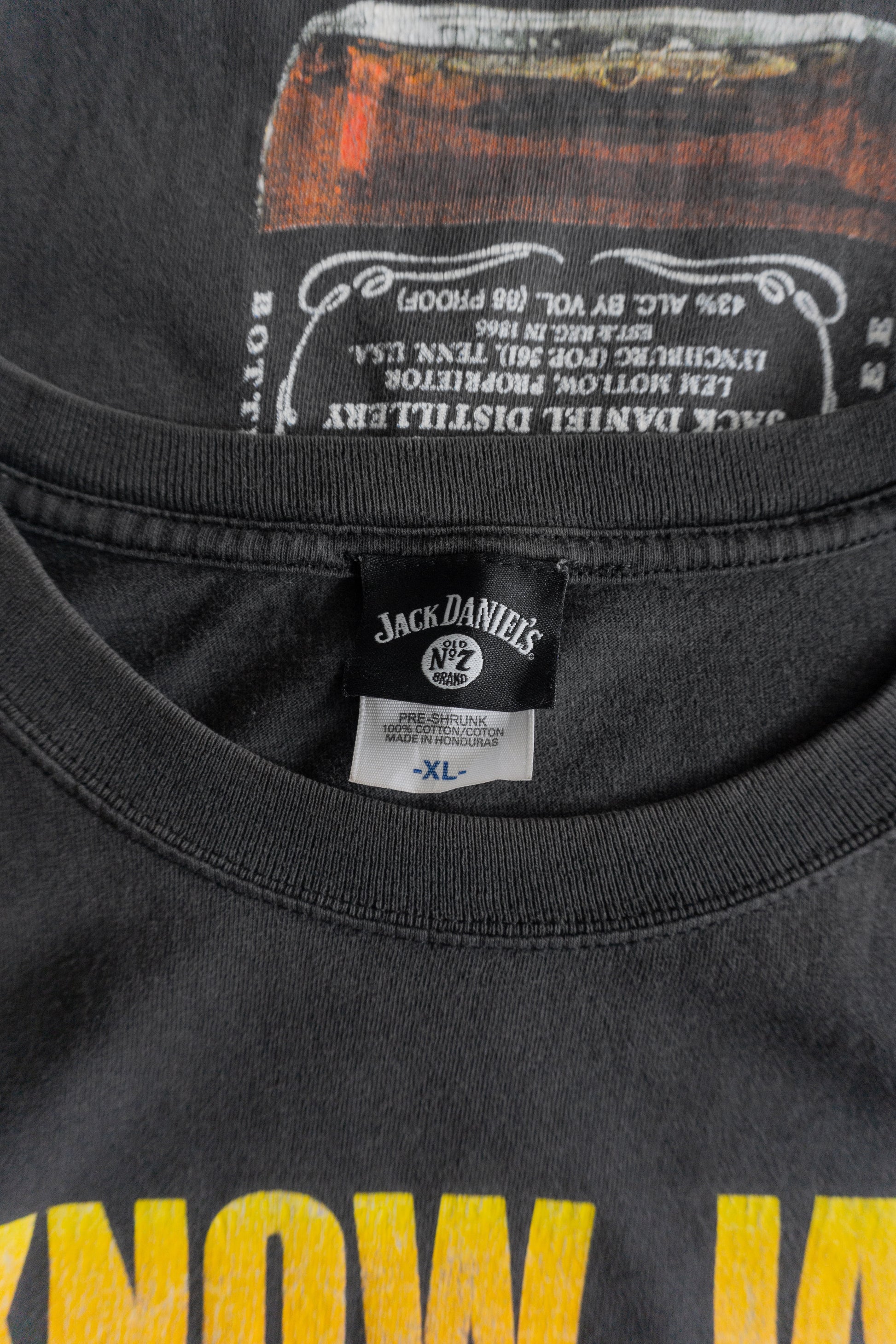 (L/XL) 00’S VINTAGE JACK DANIELS WHISKEY I KNOW JACK TEE