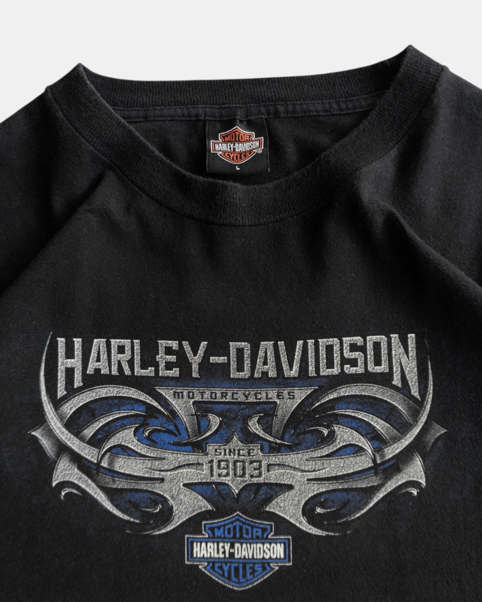 (L) 00’S VINTAGE HARLEY DAVIDSON TRIPLE S TEE