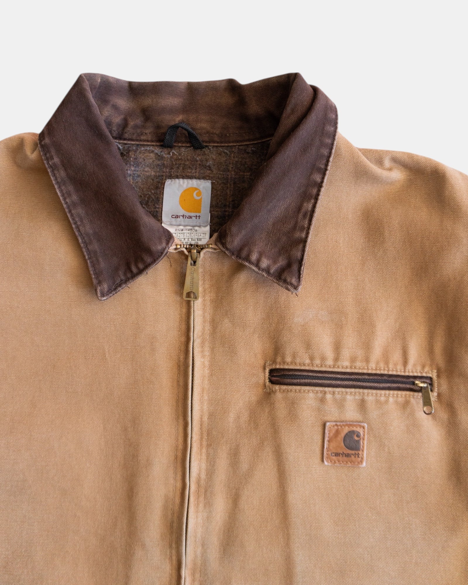 (L/XL) VINTAGE J97 CML CARHARTT DETROIT JACKET