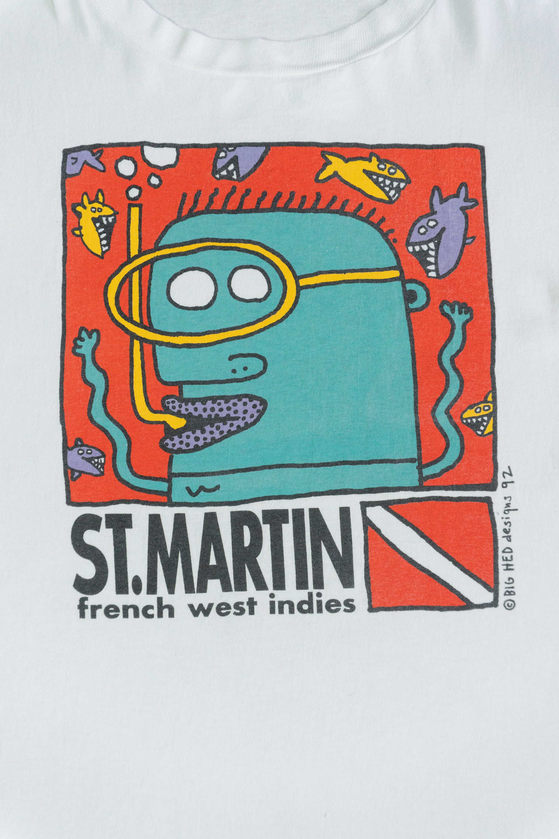(L/XL) 90’S VINTAGE ST. MARTIN TEE