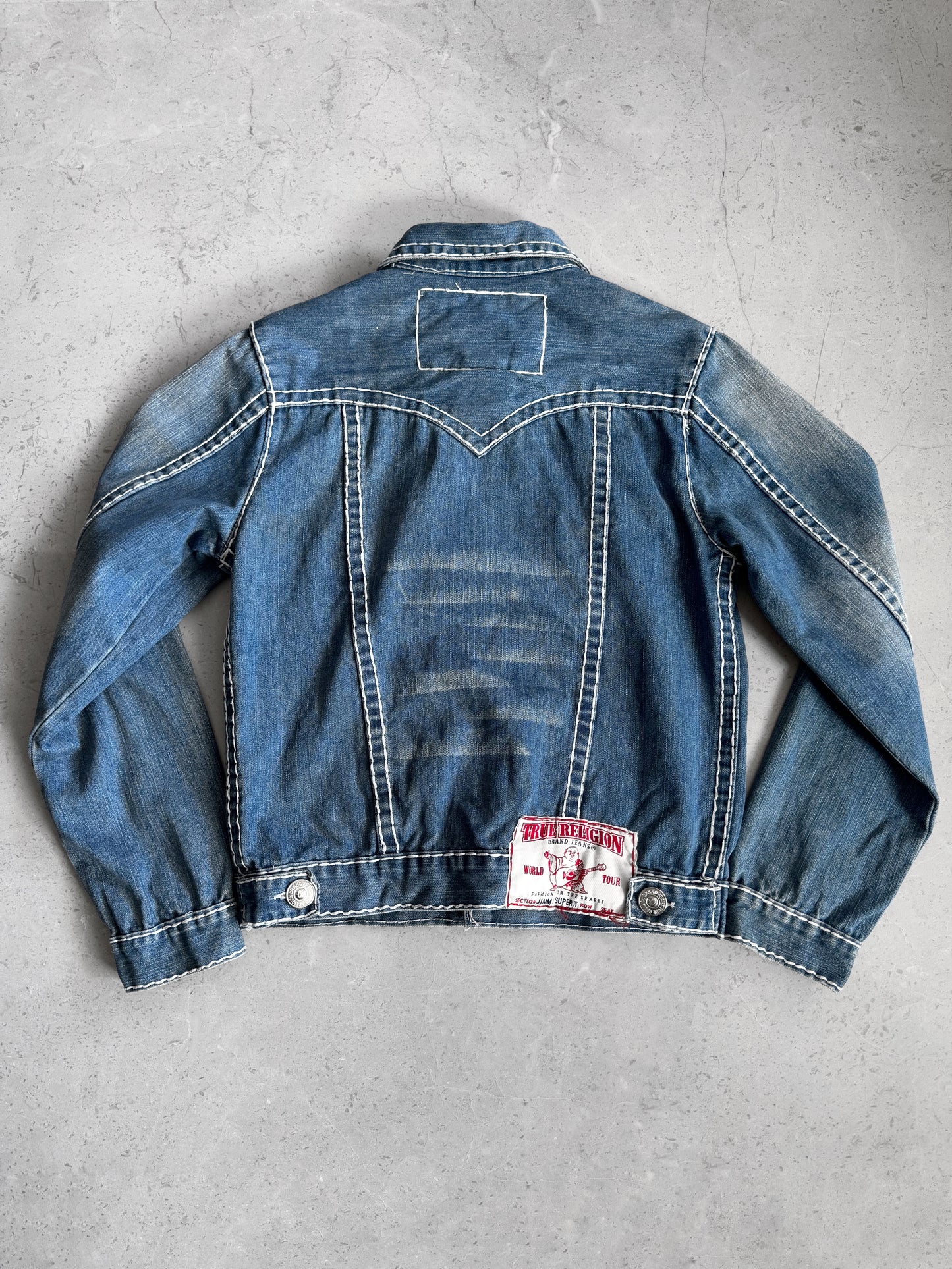 (M) VINTAGE TRUE RELIGION DENIM JACKET