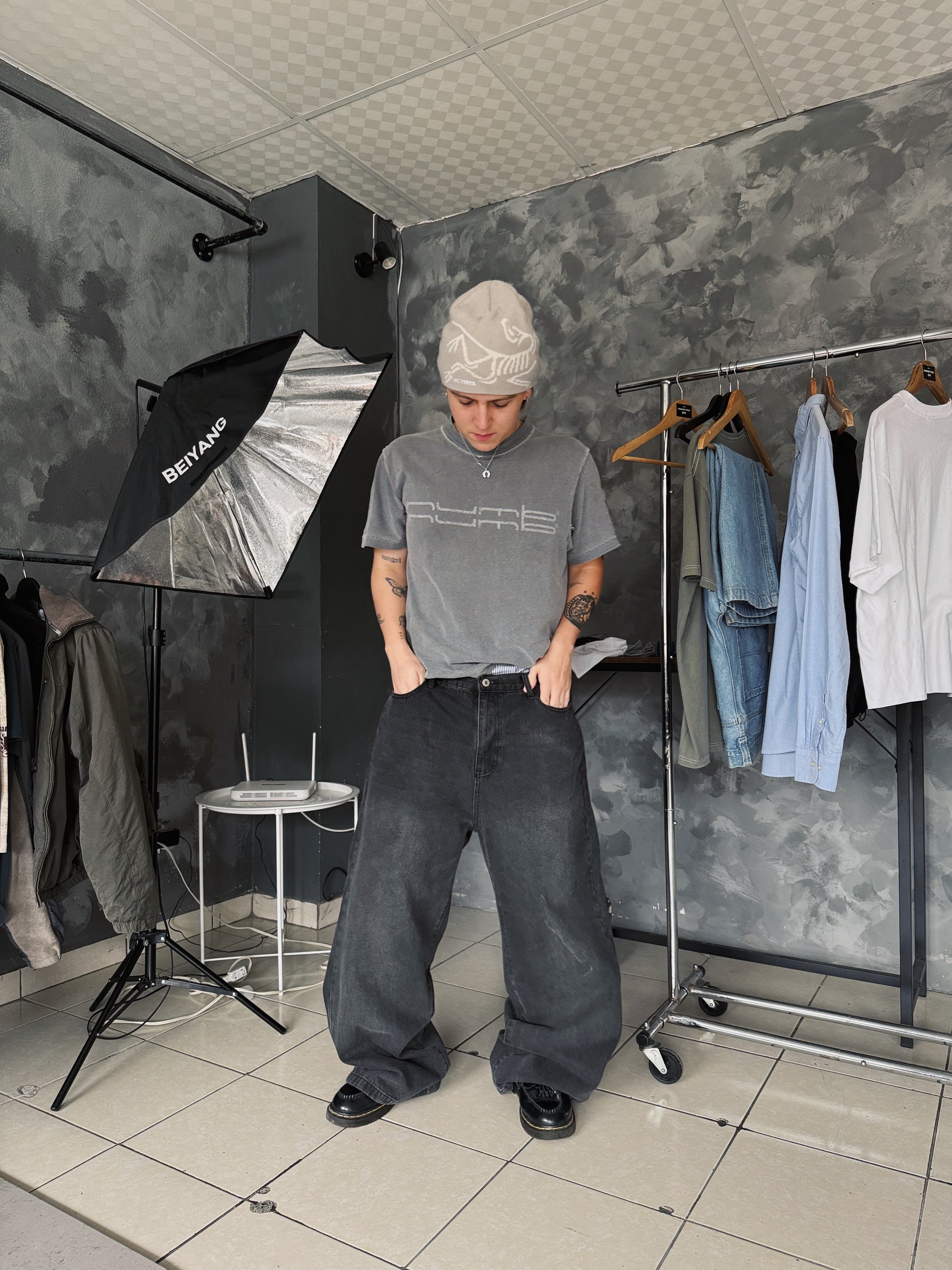 AMAZING FADED BAGGY PANTS - 34x34