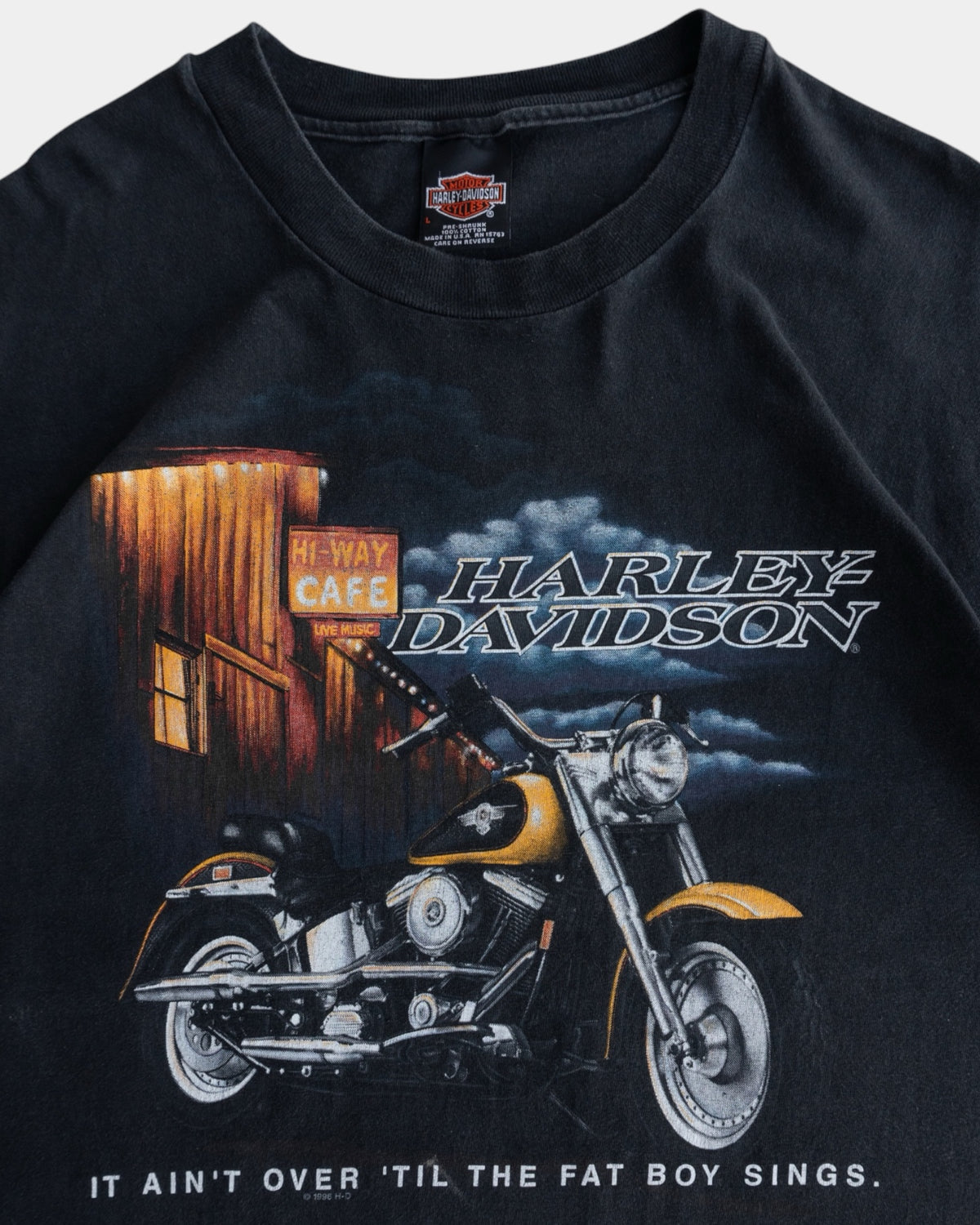 (L) 90’S VINTAGE HARLEY DAVIDSON CAFÉ TEE