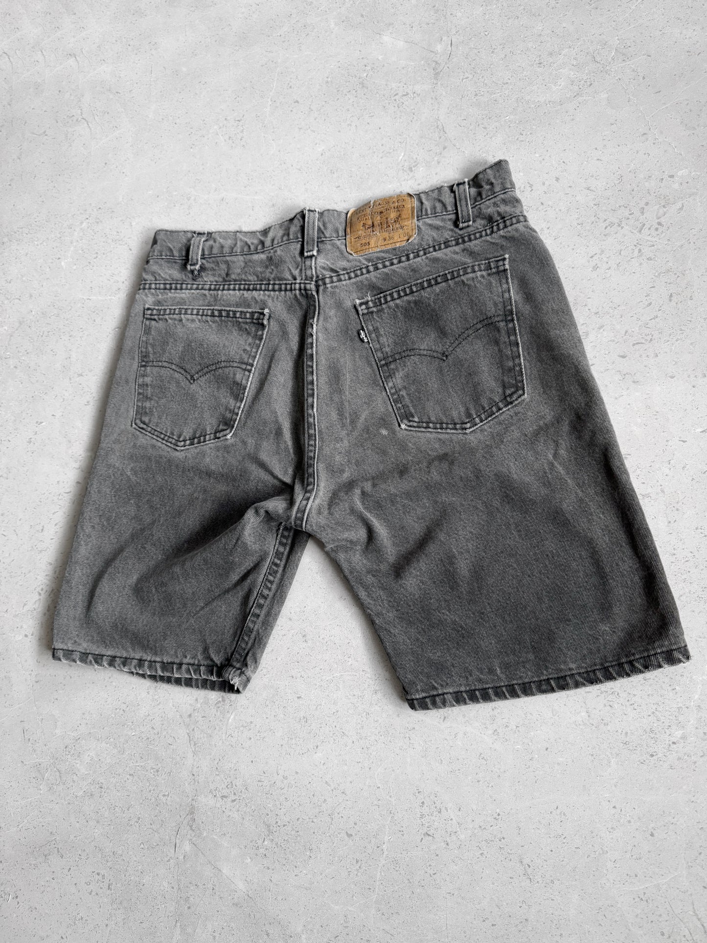 VINTAGE 506 LEVIS TAB SILVER SHORT - 36