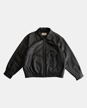 (XL) VINTAGE S.T JOHN’S BAY BOMBER LEATHER JACKET