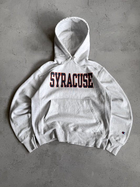 (M) 1990’S VINTAGE CHAMPIONS REVERSE WEAVE “SYRACUSE” HOODIE