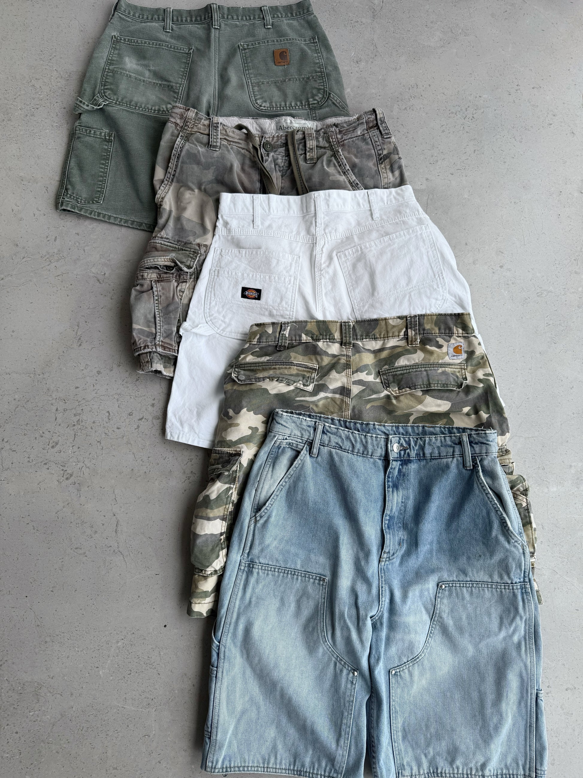 DENIM DOUBLE KNEE JORT - 32
