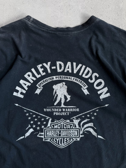 (XL-XXL) VINTAGE HARLEY DAVIDSON OPERATION PERSONAL FREEDOM TEE