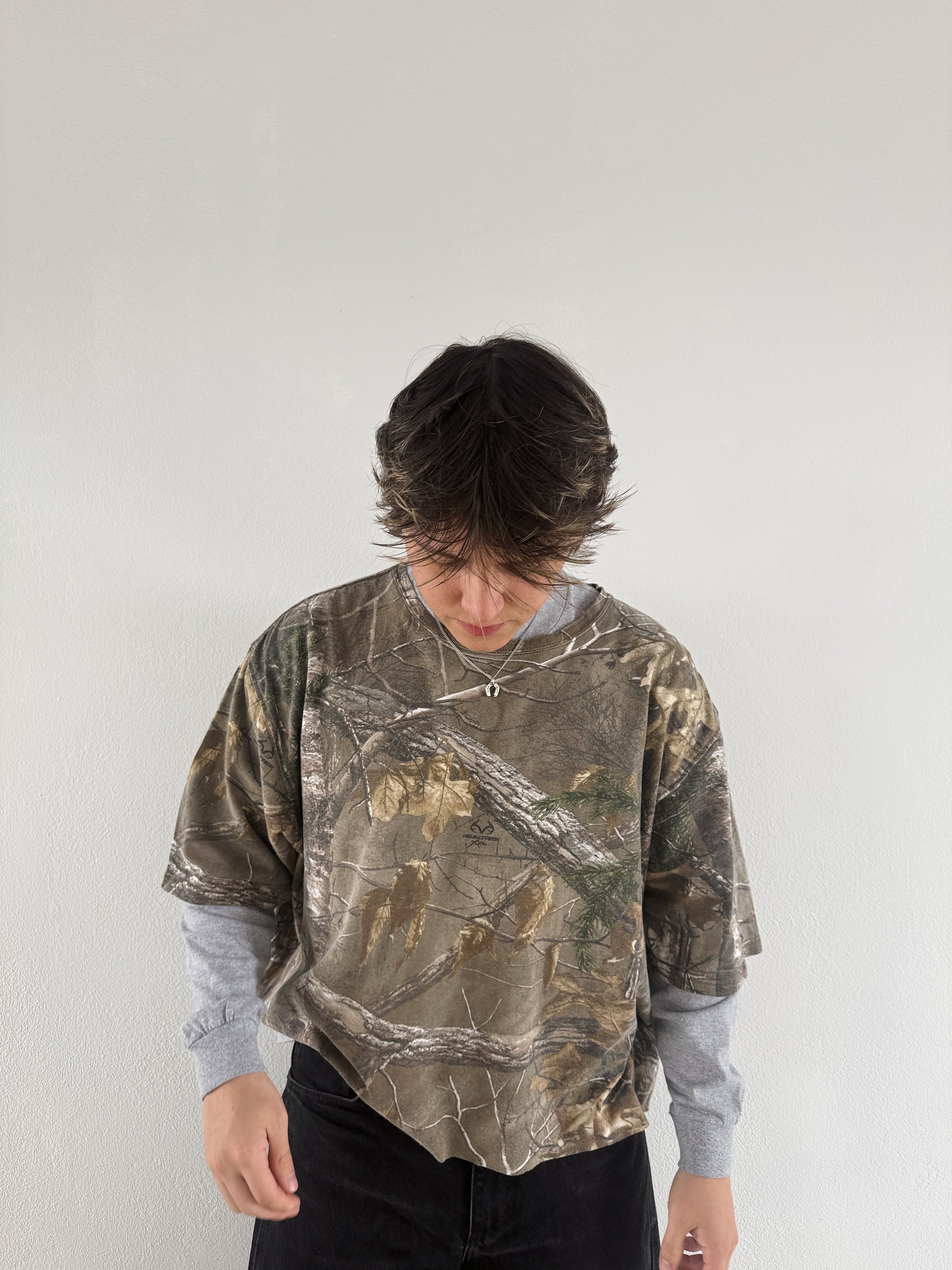(BOXY L) REALTREE CAMO BOXY TEE