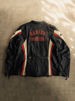 (L) VINTAGE HARLEY DAVIDSON LEATHER JACKET