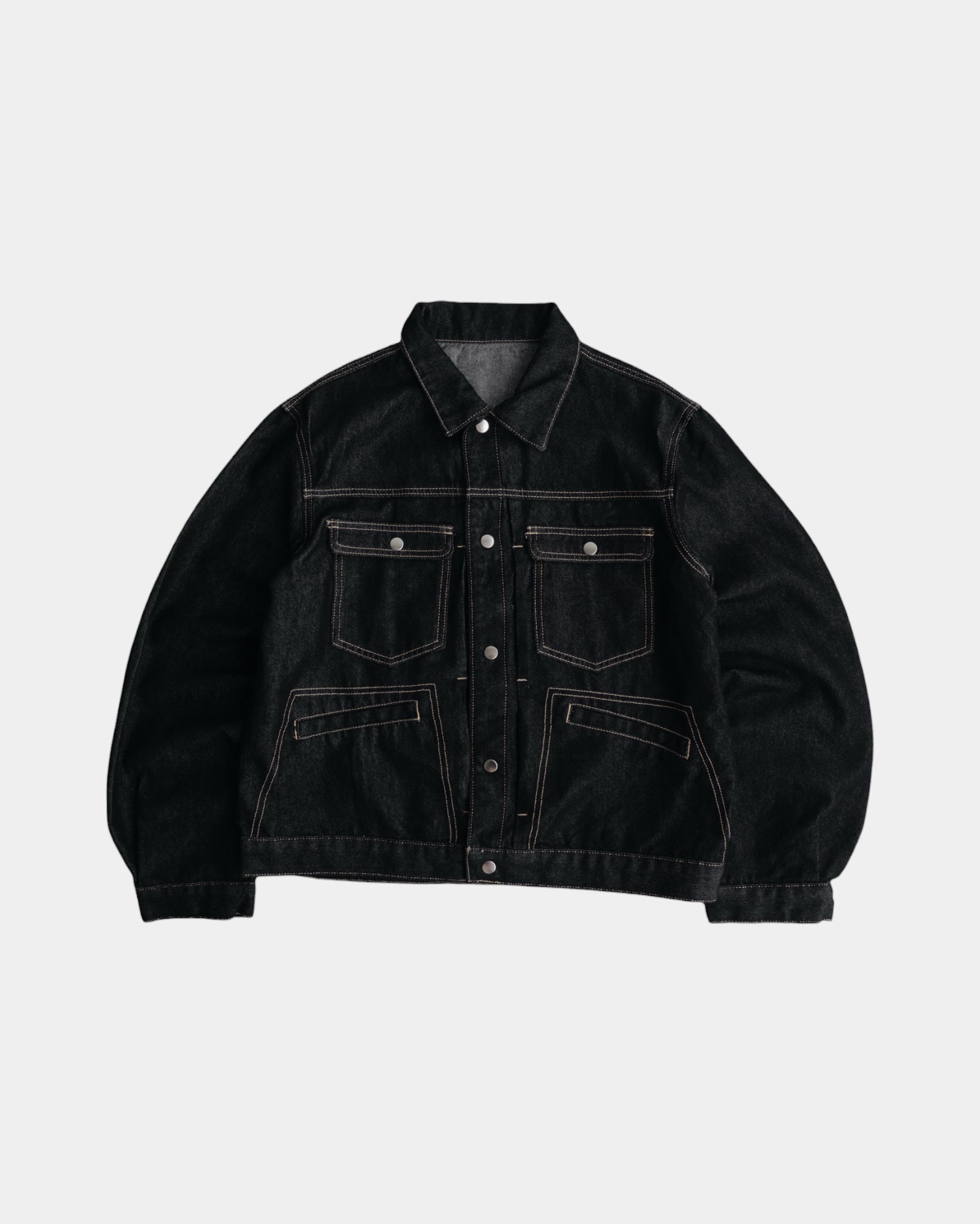 (M) DARK DENIM TYPE COWBOY JACKET