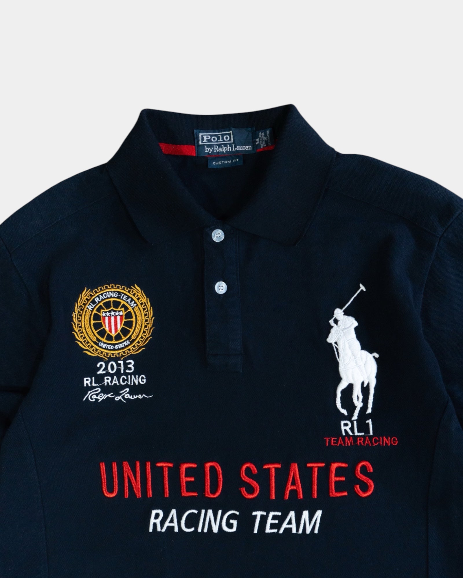 (M) POLO RALPH LAUREN RUGBY RACING SHIRT
