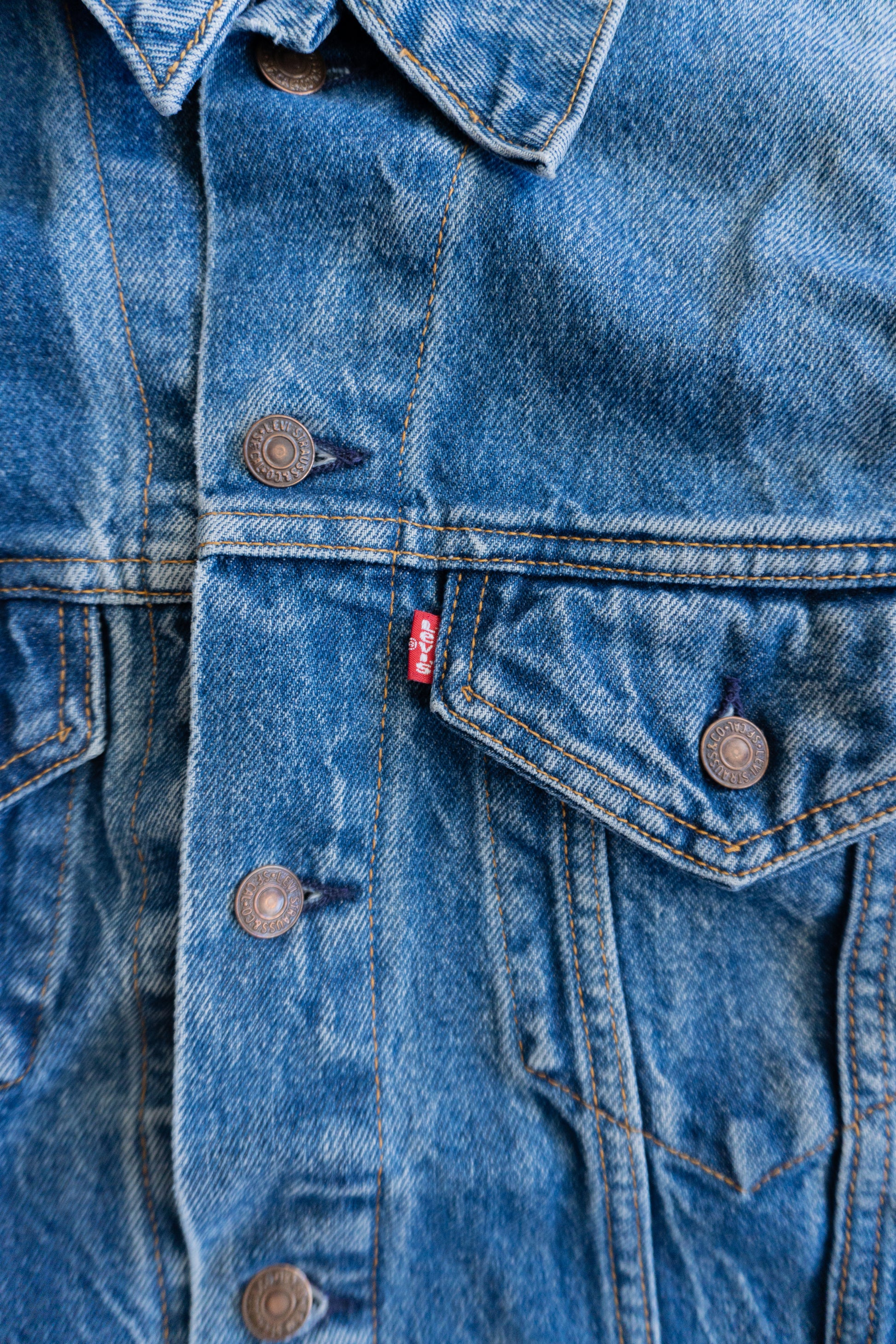 (M) 1980’S VINTAGE DENIM JACKET