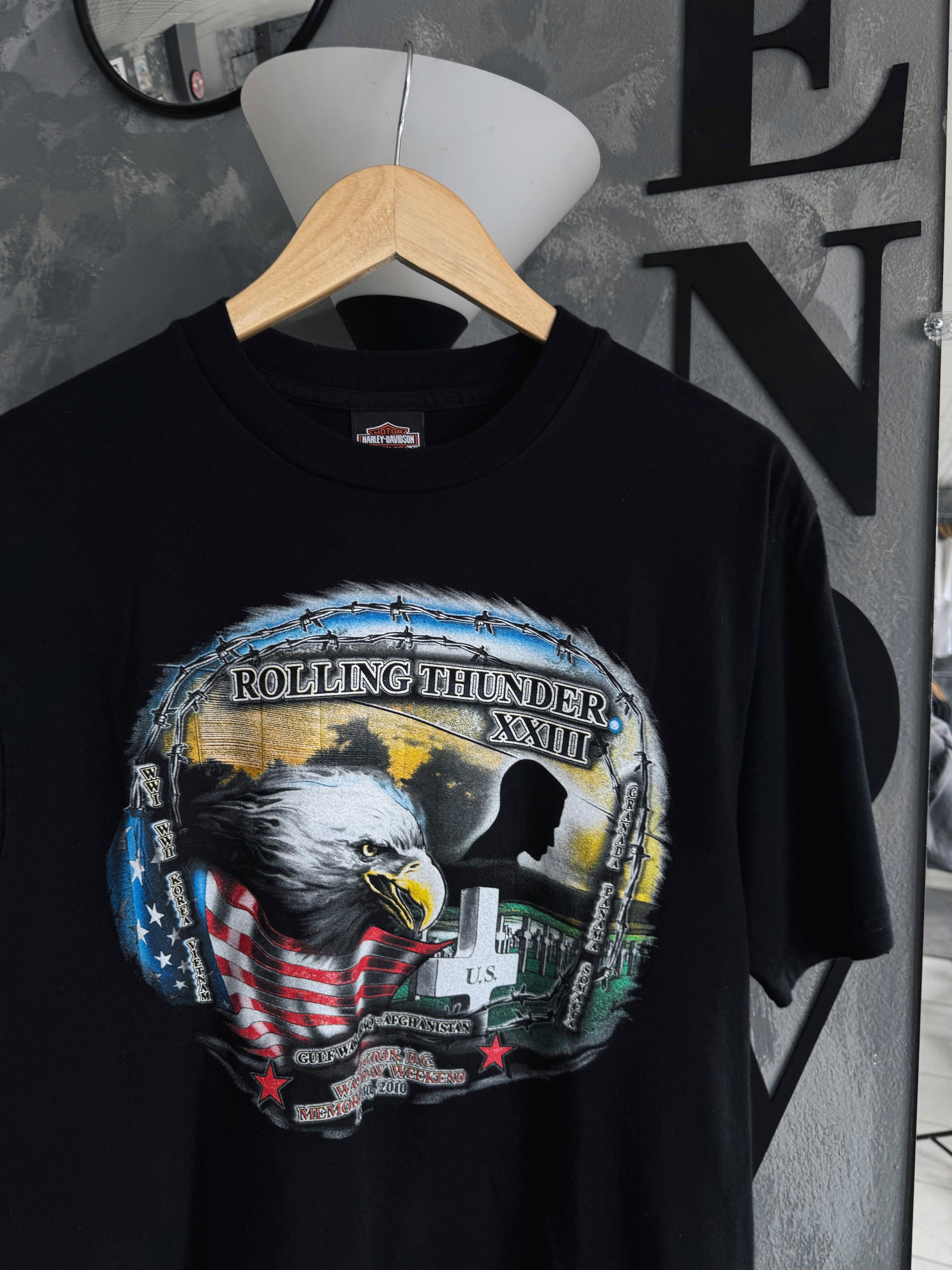 (L) HARLEY DAVIDSON ROLLING THUNDER TEE