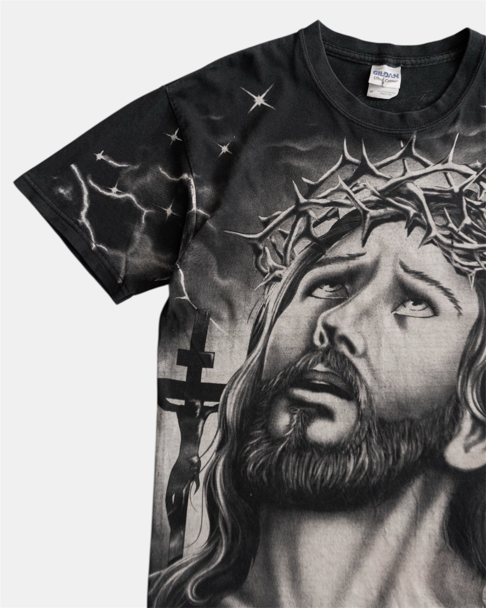 (M) VINTAGE JESUS AOP TEE