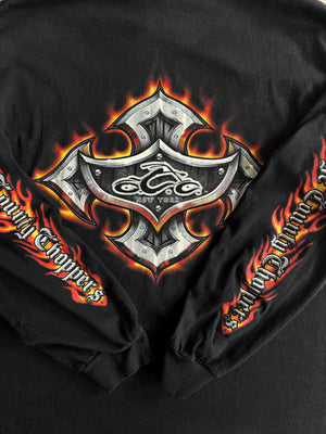 (L) VINTAGE Y2K CHOPPERS FLAMES LONG SLEEVE