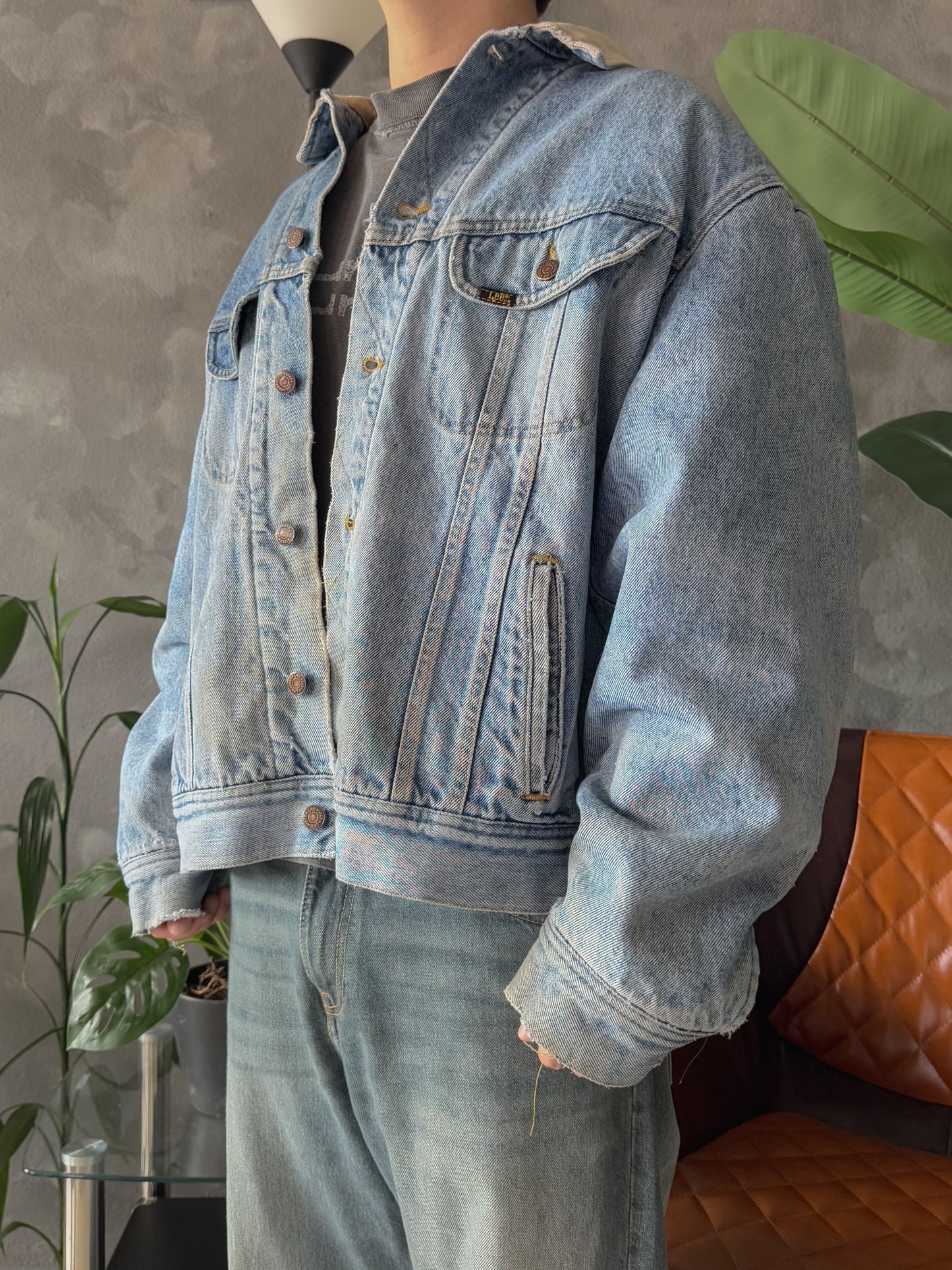 (L) 1980’S VINTAGE LEE DENIM JACKET