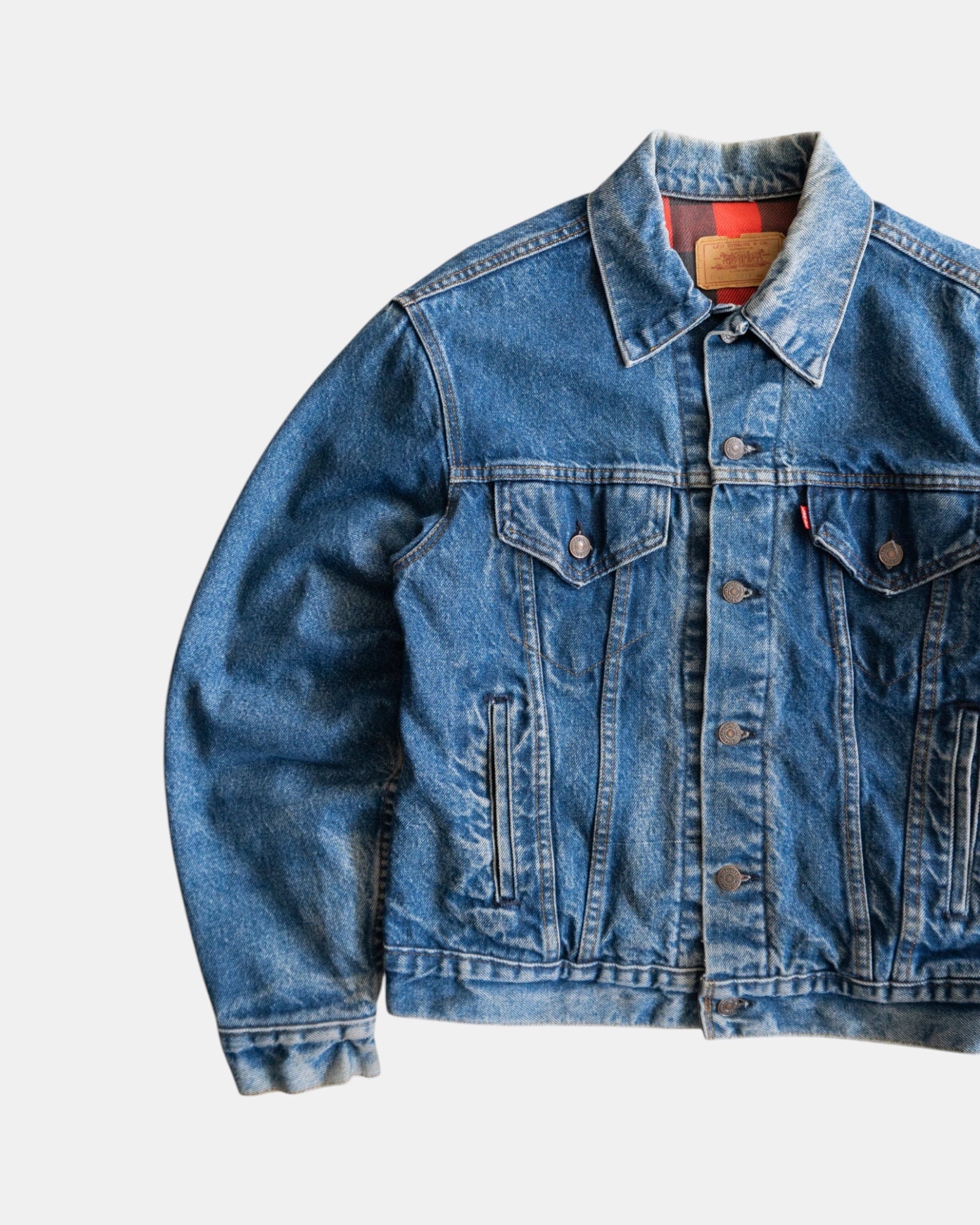(M) 1980’S VINTAGE LEVIS TRUCKER DENIM JACKET