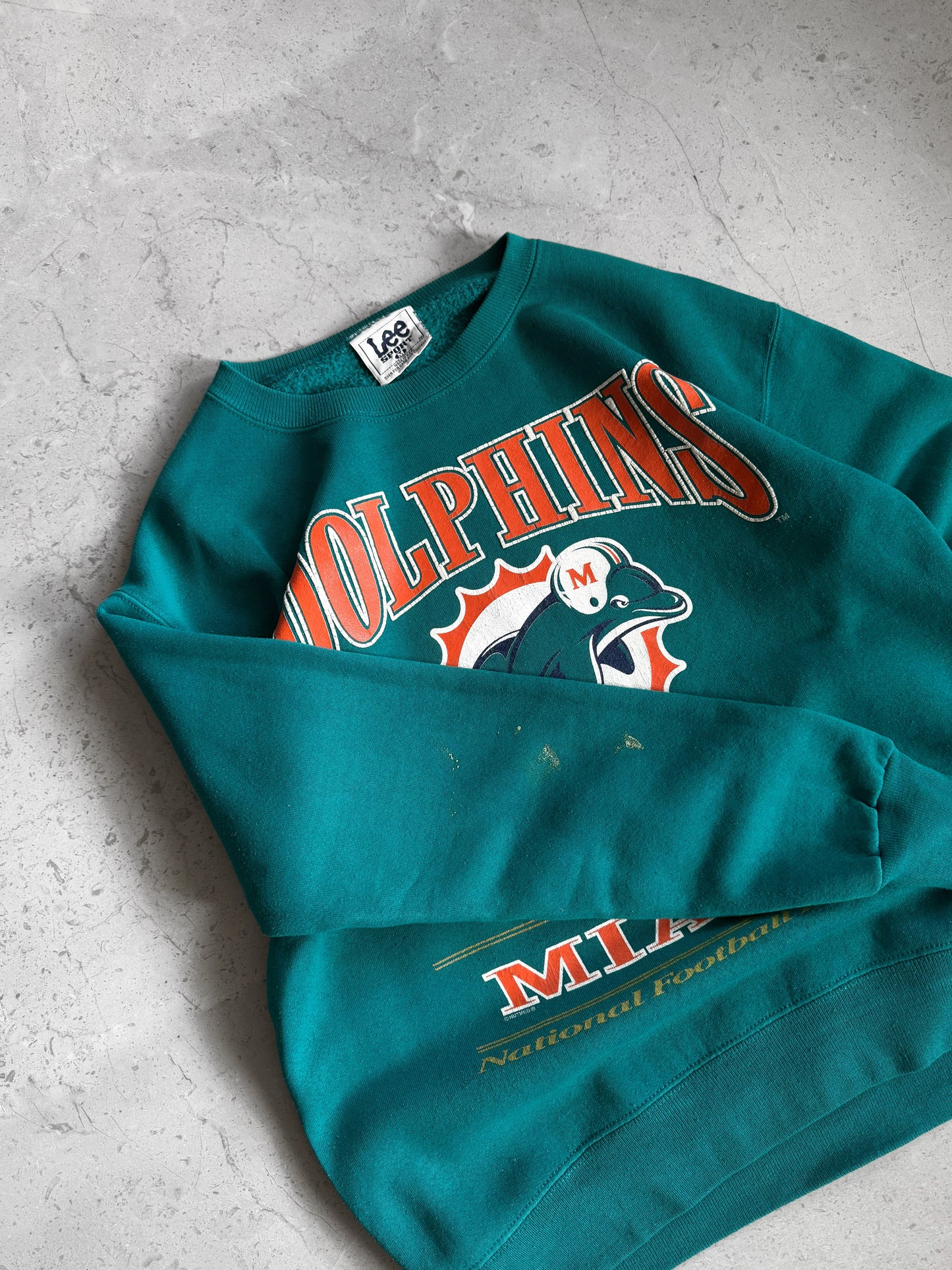 (M) 90’S VINTAGE MIAMI DOLPHINS CREWNECK