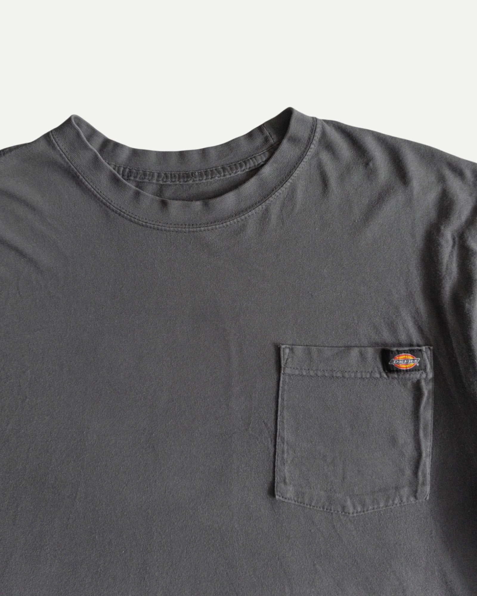 (L) DICKIES GRAY BLANK POCKET TEE