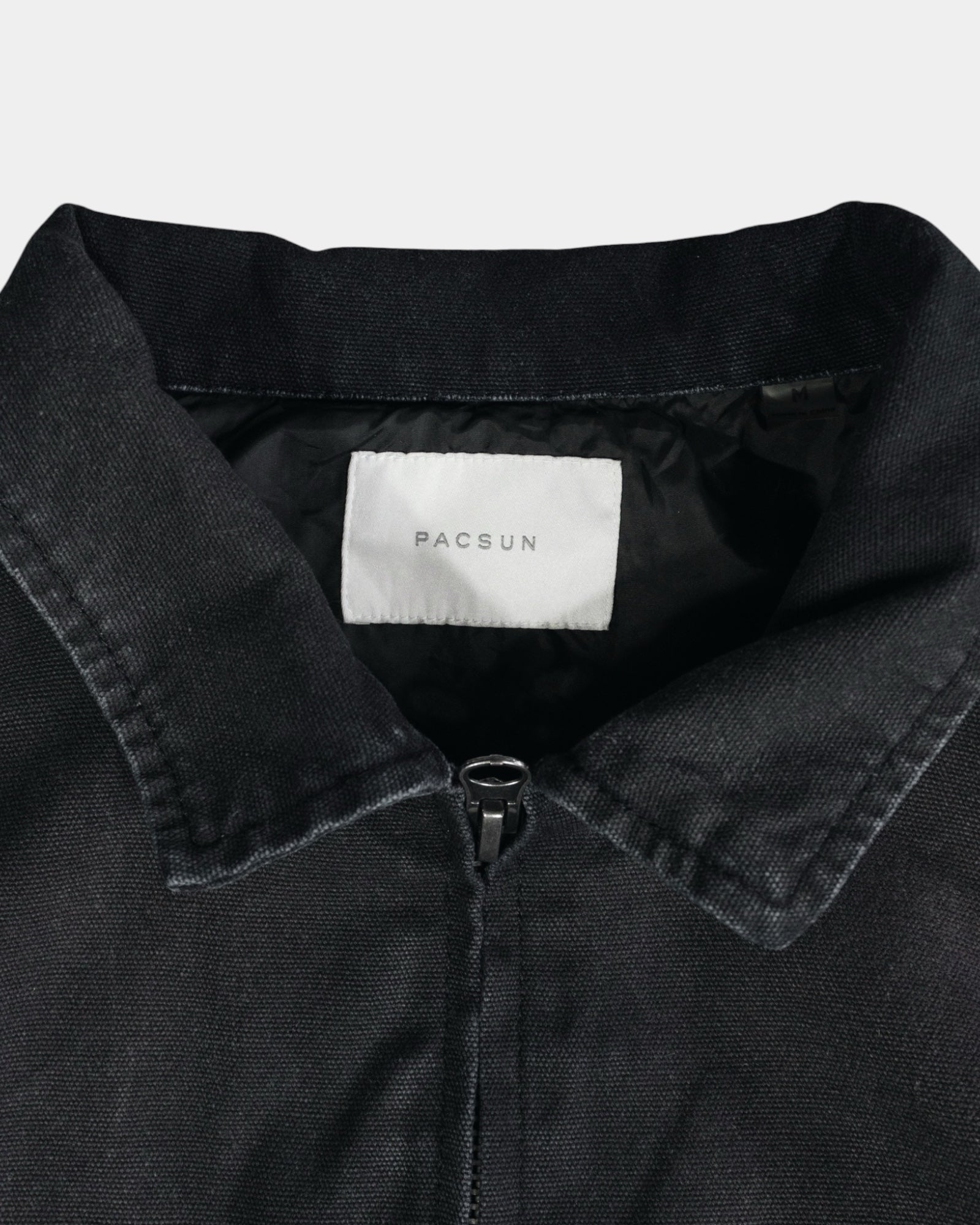 (M) PACSUN FADED TYPE DETROIT JACKET