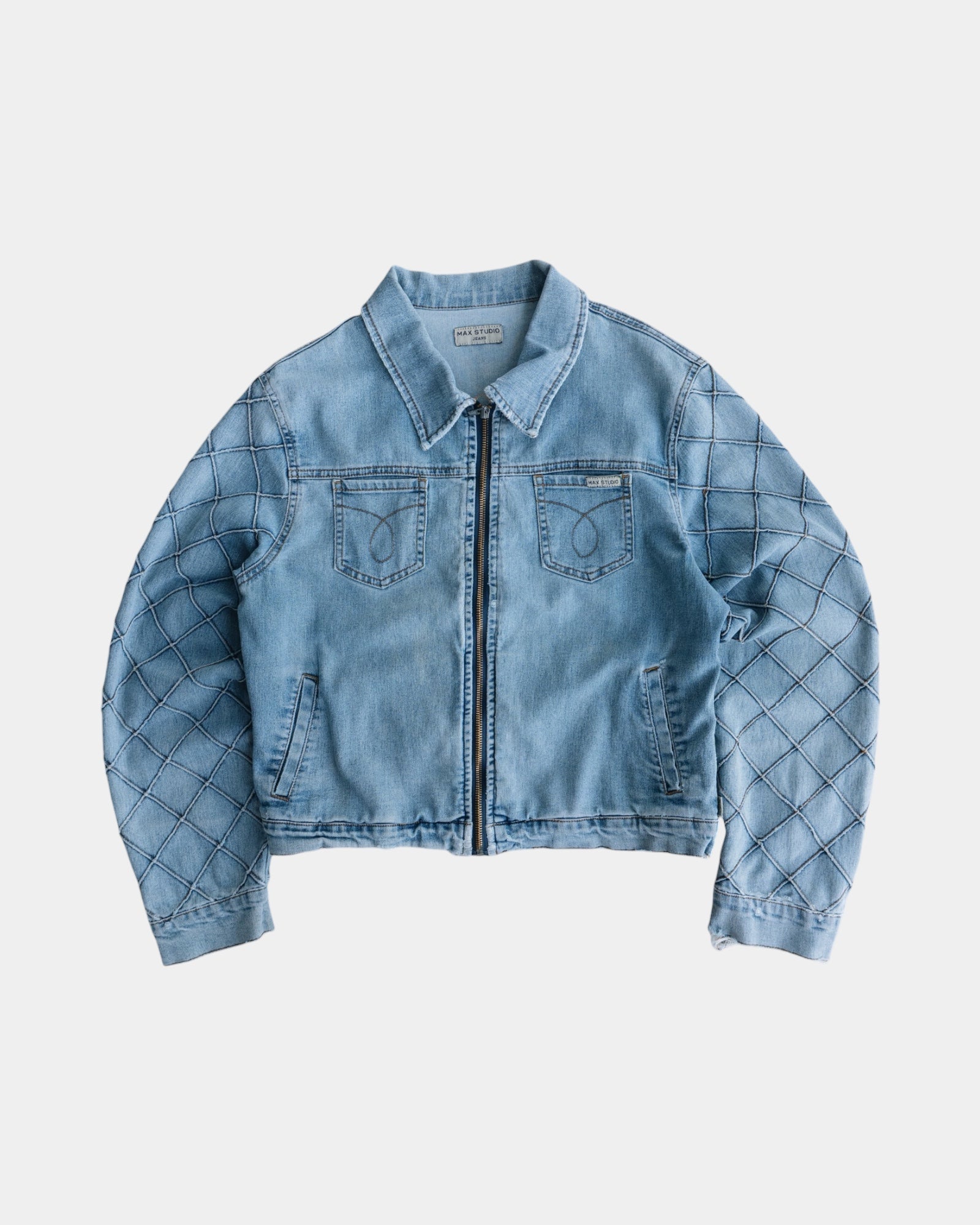 (S/M) VINTAGE MAX STUDIO JEANS JACKET
