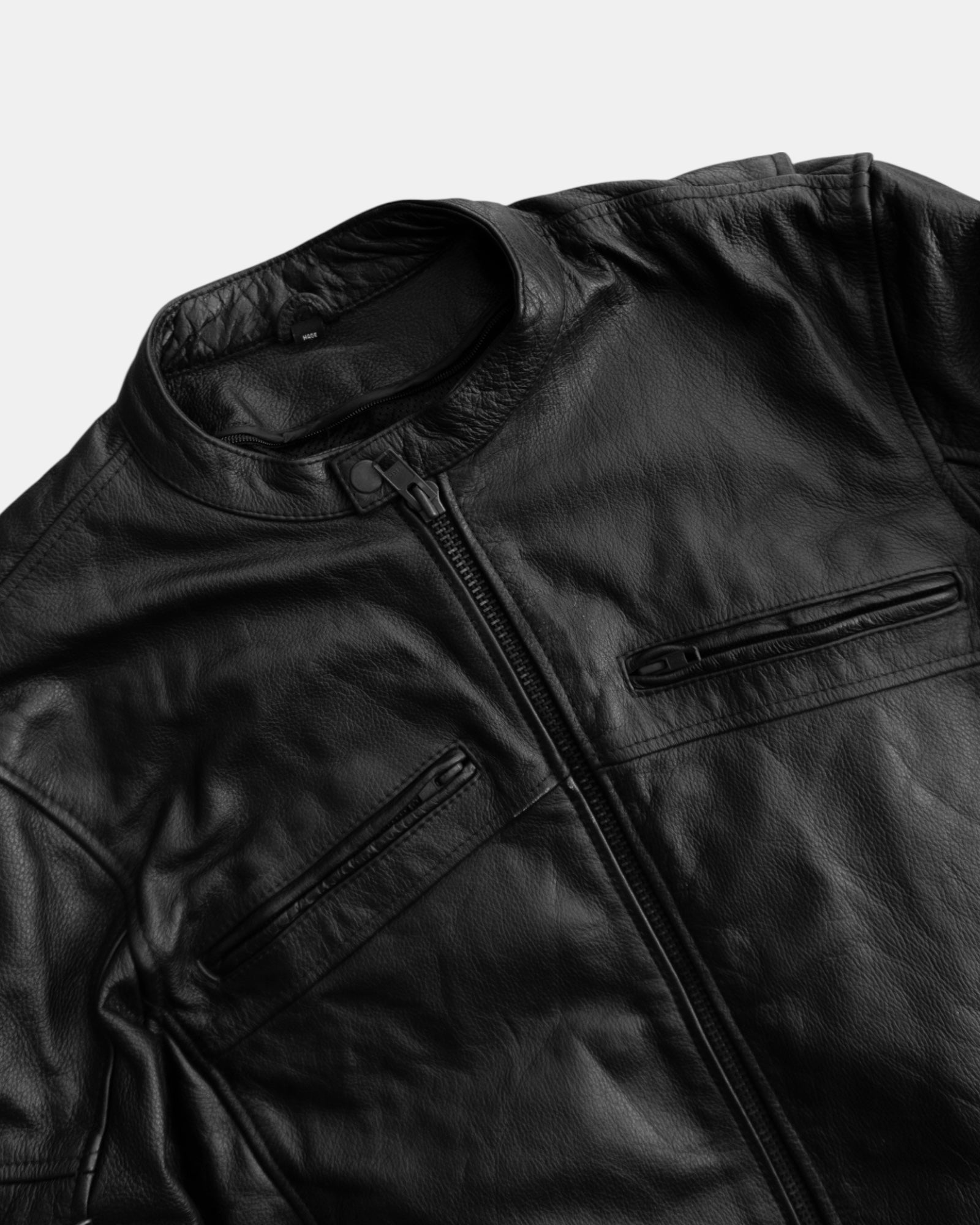 (L) AMAZING MOTOR BIKE LEATHER JACKET