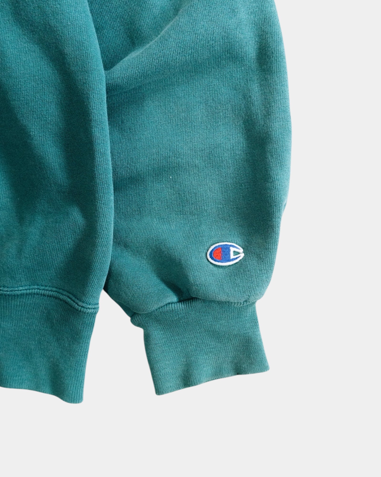 (BOXY M) 90’S CHAMPION MINT FADED CREWNECK