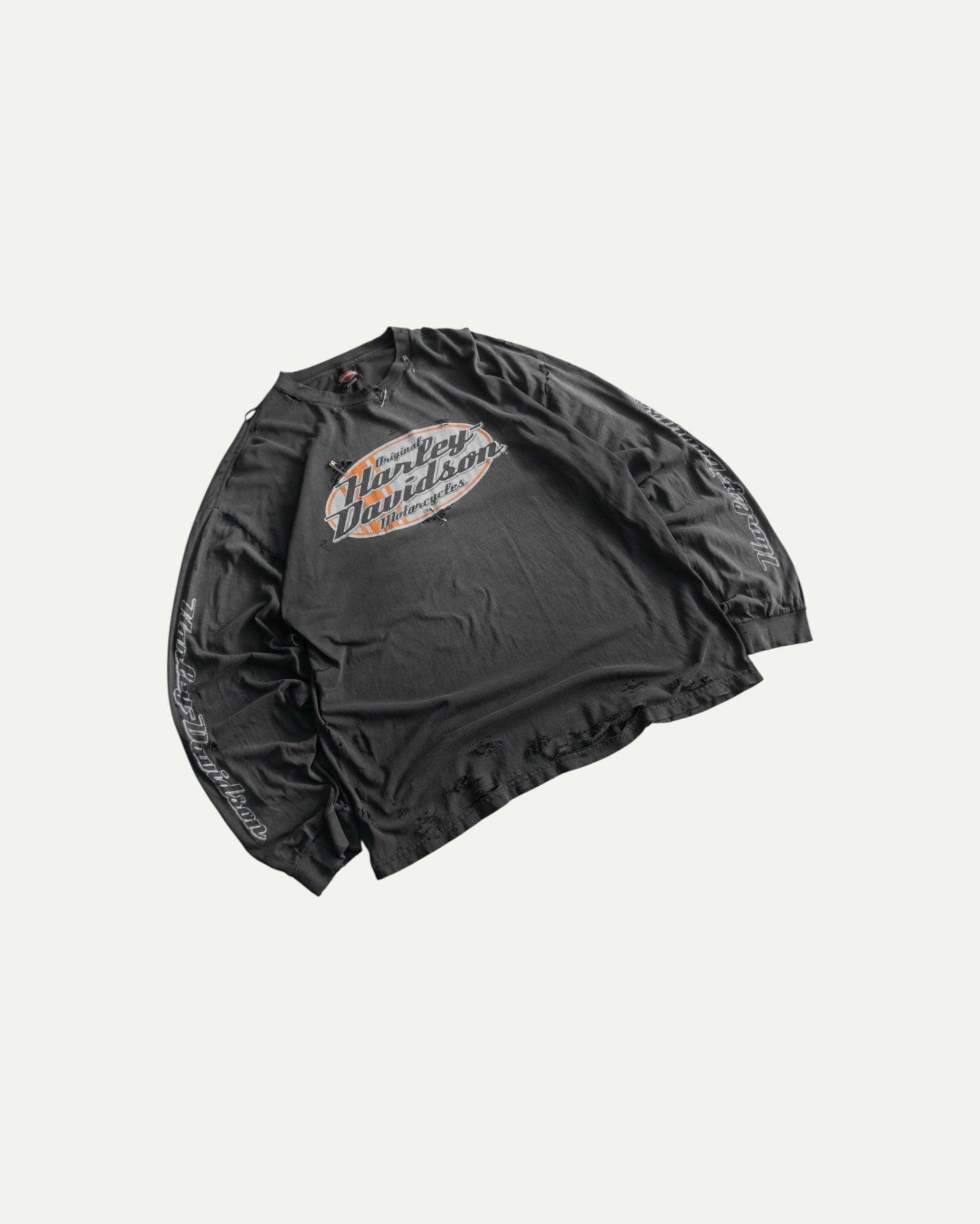 (XXL) 90’S VINTAGE HARLEY DAVIDSON DISTRESSED LONG SLEEVE