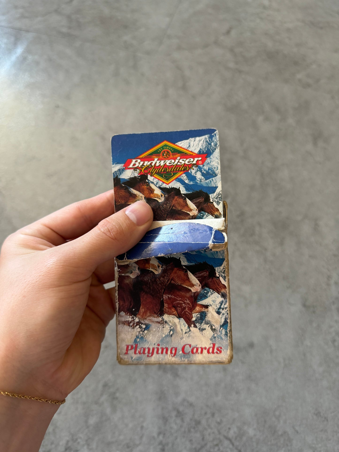 1999 Vintage Budweiser Playing Cards