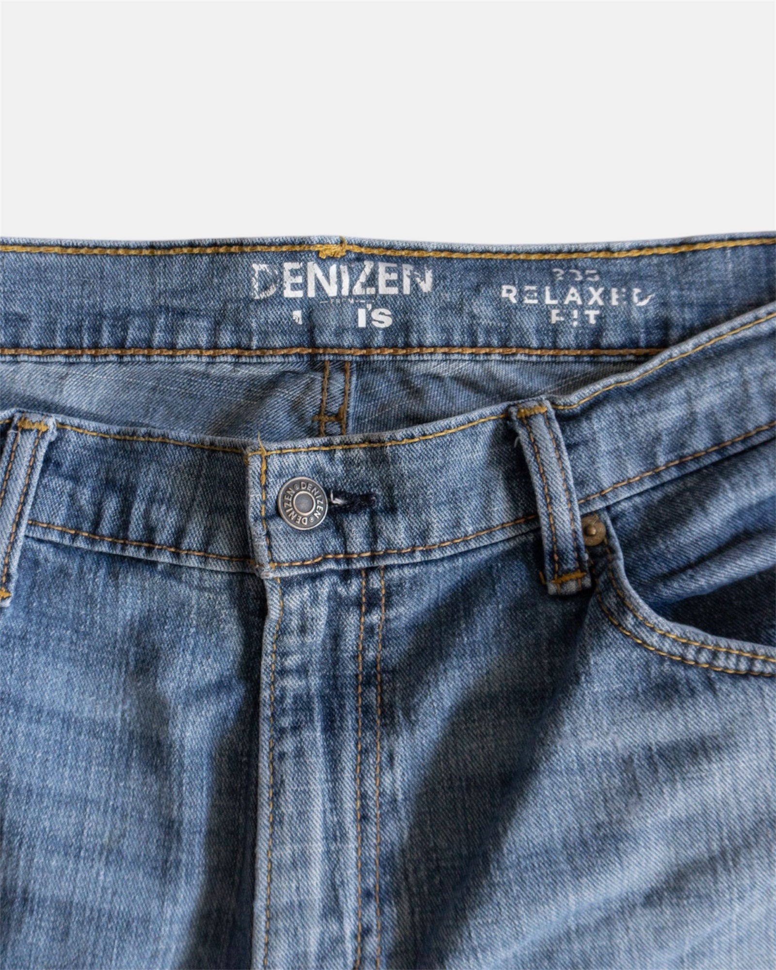 LEVIS DENIZEN WASHED DENIM PANTS - 34x30