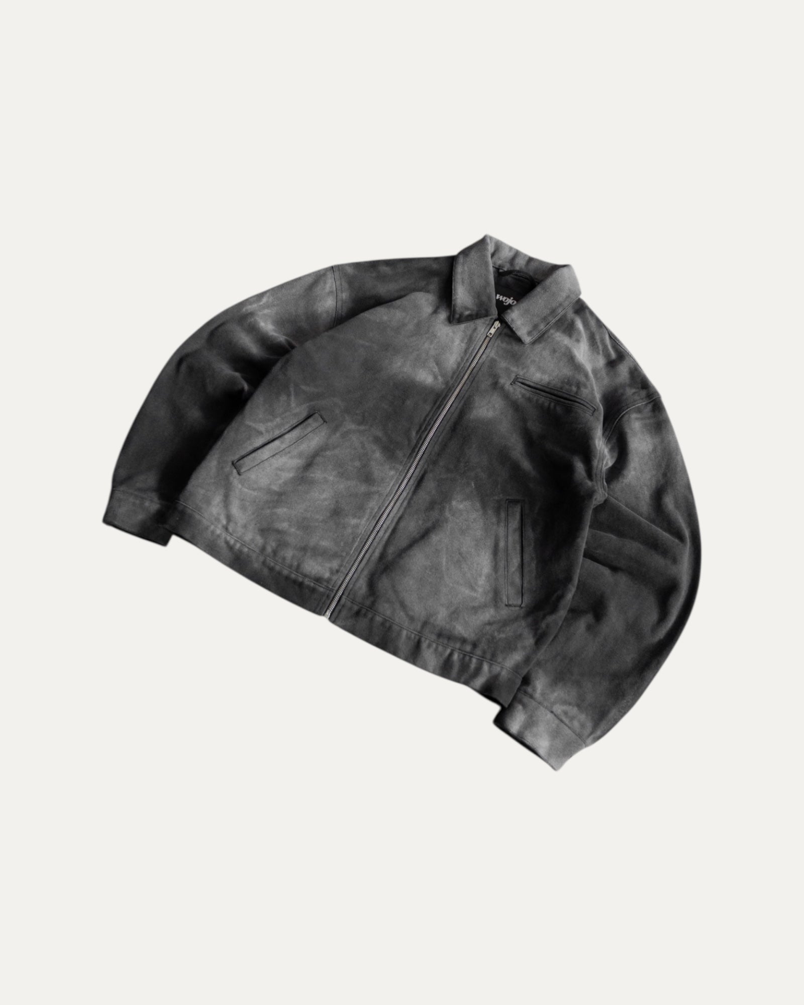 (M) WOJO STUDIO AMAZING FADED DETROIT JACKET