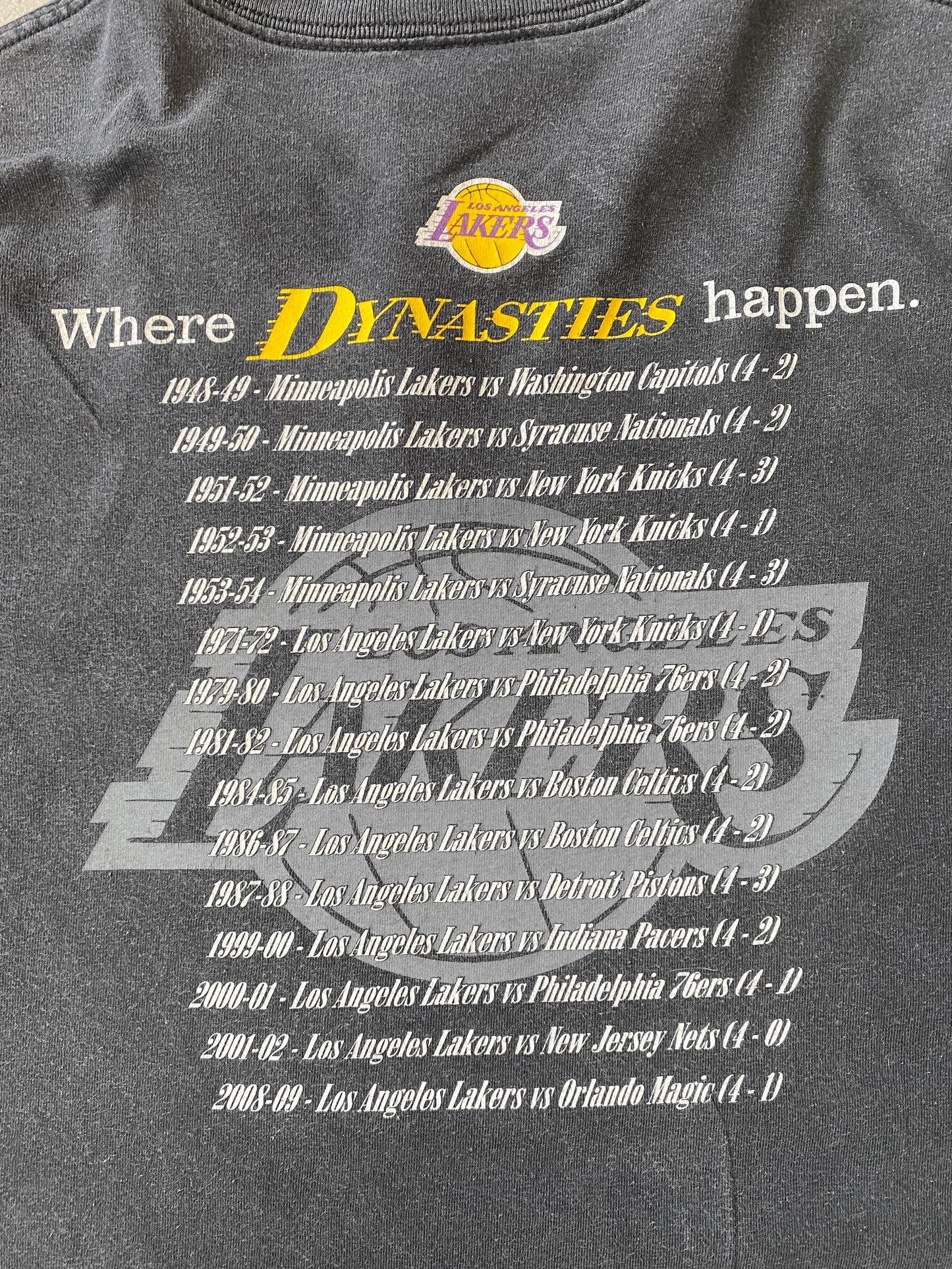 2009 Lakers Kobe Bryant “Where Dynasties Happen” Tee