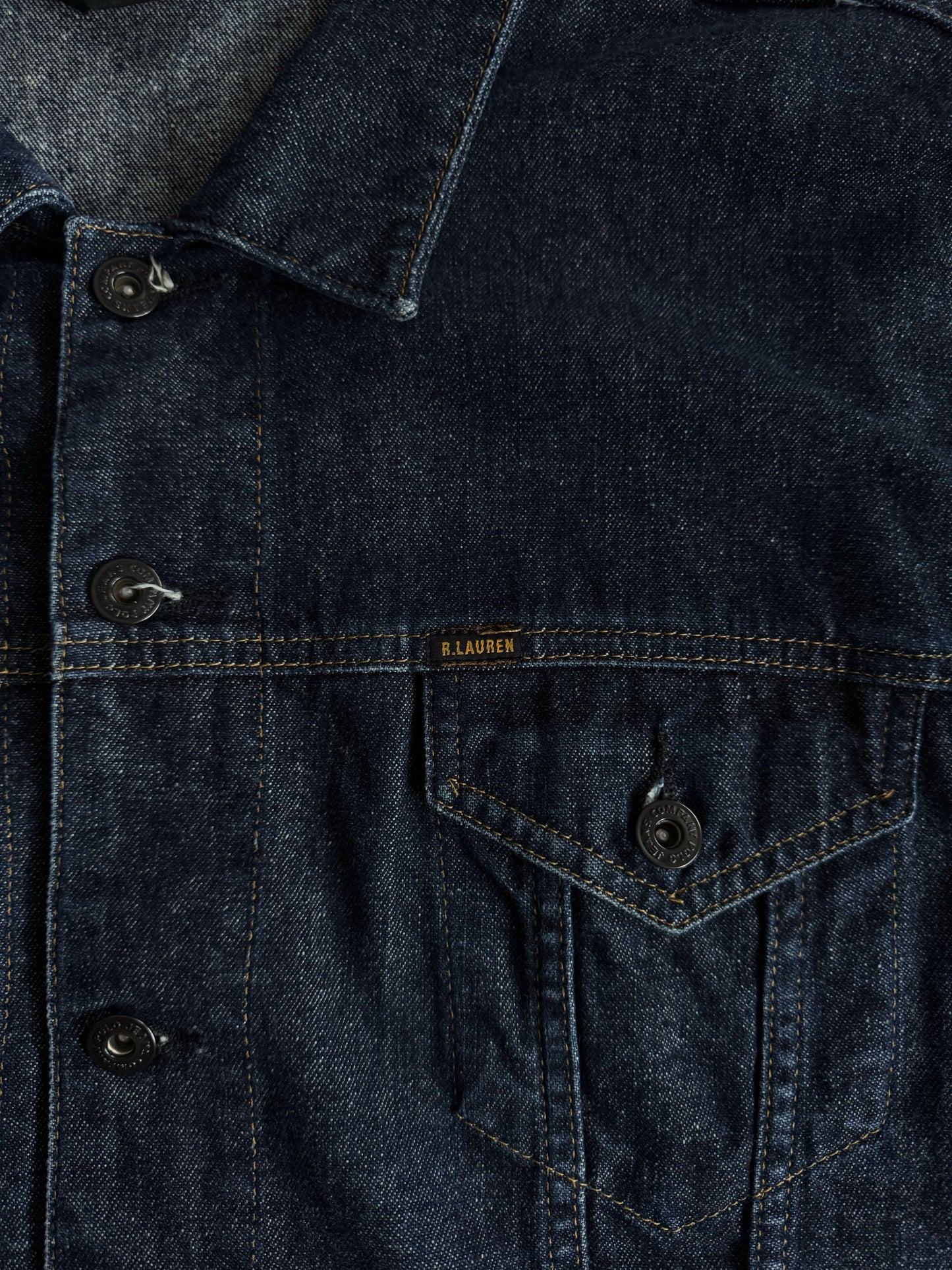 (L) VINTAGE POLO JEANS DENIM JACKET