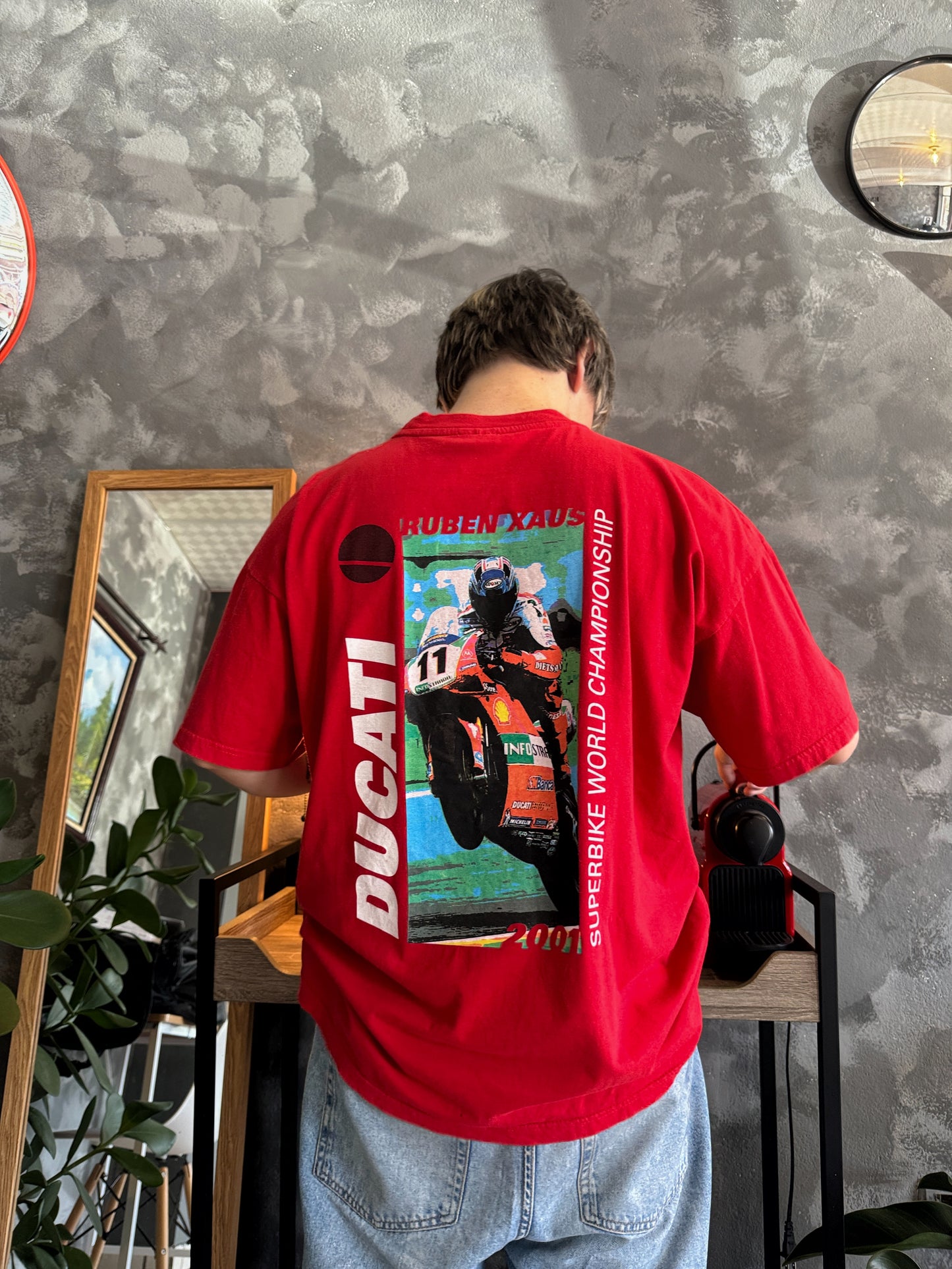 (L) VINTAGE DUCATI RACING TEE