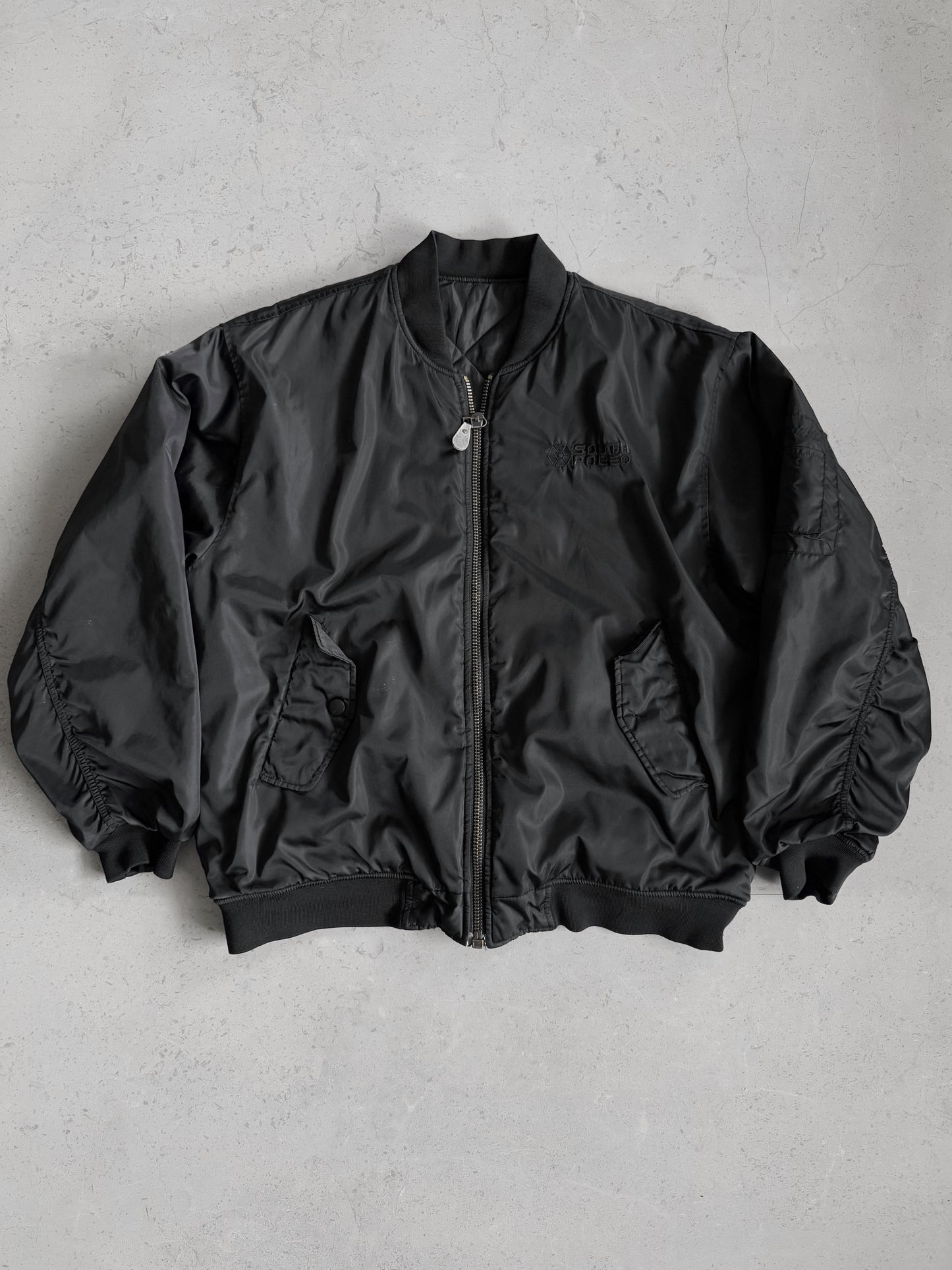 (L-XL) 2000’S VINTAGE SOUTHPOLE BOMBER JACKET