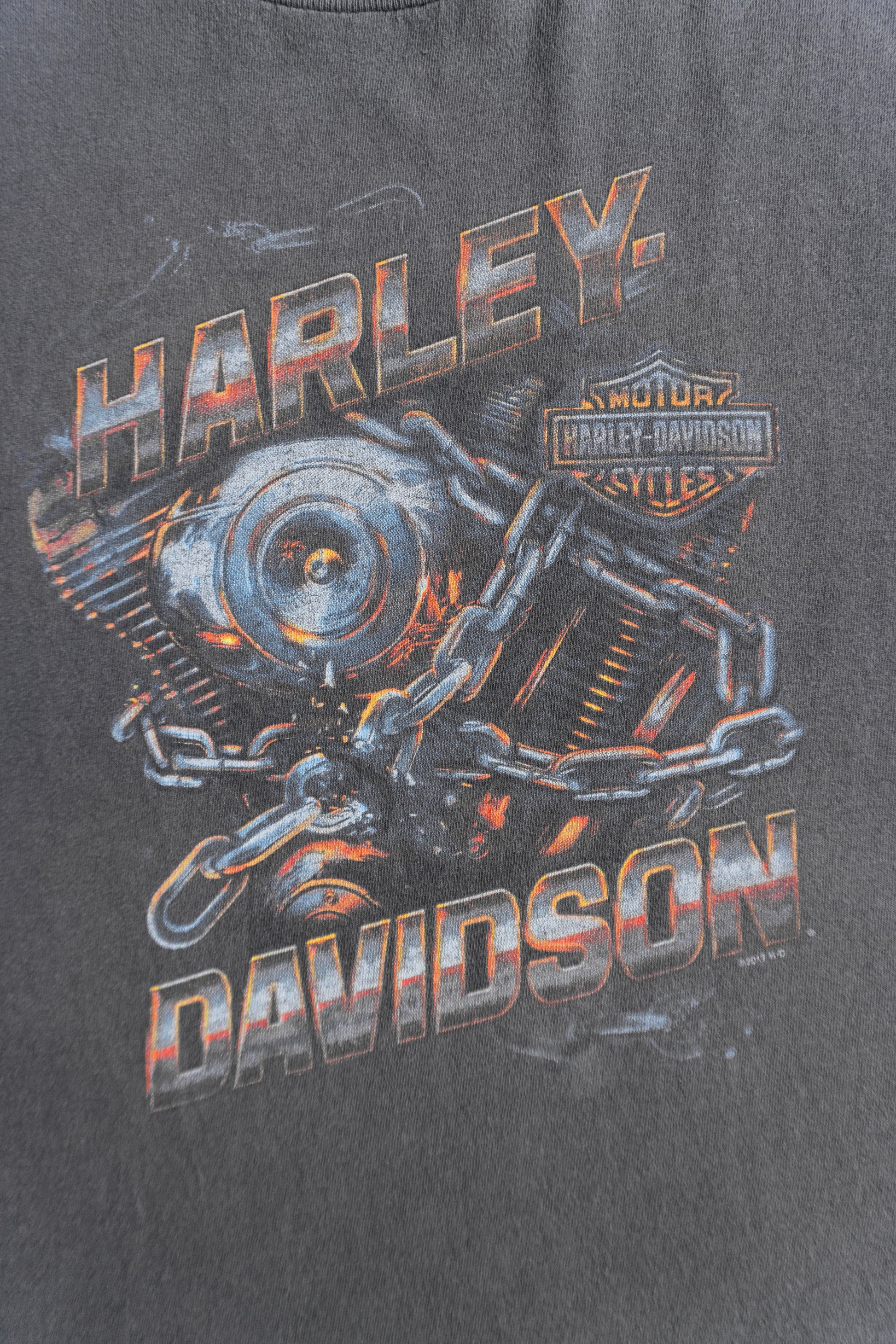 (L) VINTAGE HARLEY DAVIDSON SUN FADED TANK TOP