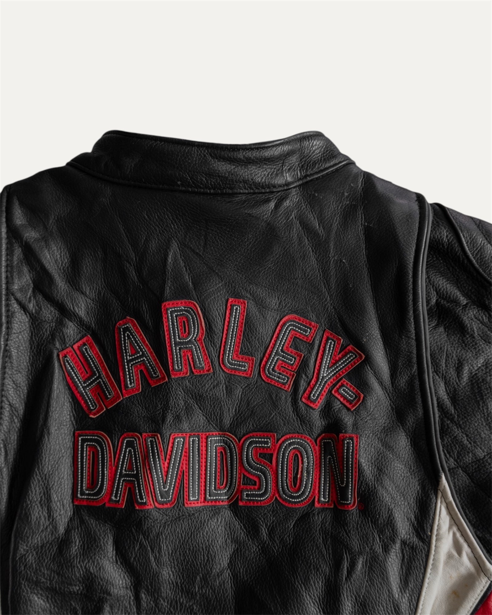 (L) VINTAGE HARLEY DAVIDSON LEATHER JACKET