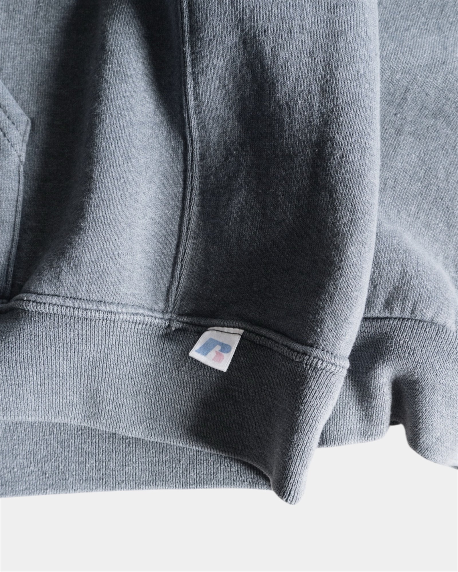 (XXL) RUSSELL GRAY FADED HOODIE