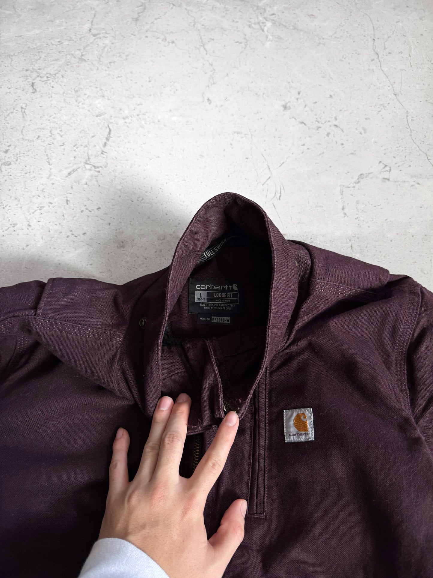 (L) CARHARTT PURPLE JACKET