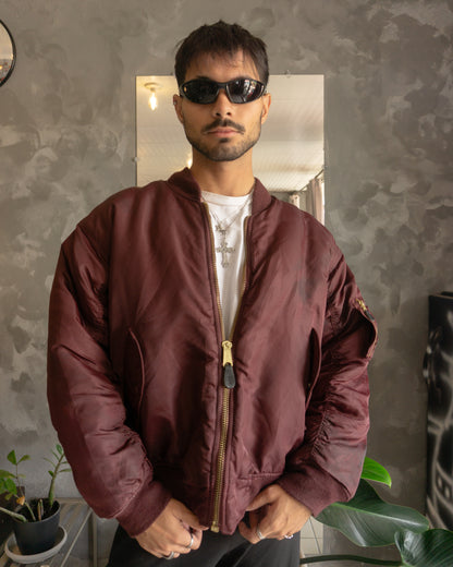 (M) VINTAGE MA-1 FLYING BOMBER JACKET